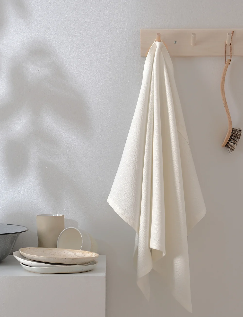 The Organic Company - Kitchen Towel - køb efter pris - 200 natural white - 1