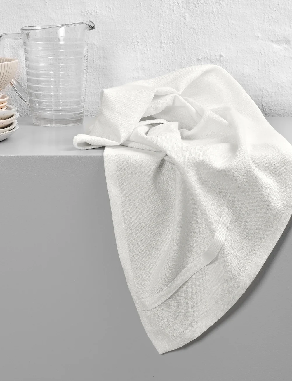 The Organic Company - Kitchen Towel - køb efter pris - 200 natural white - 2