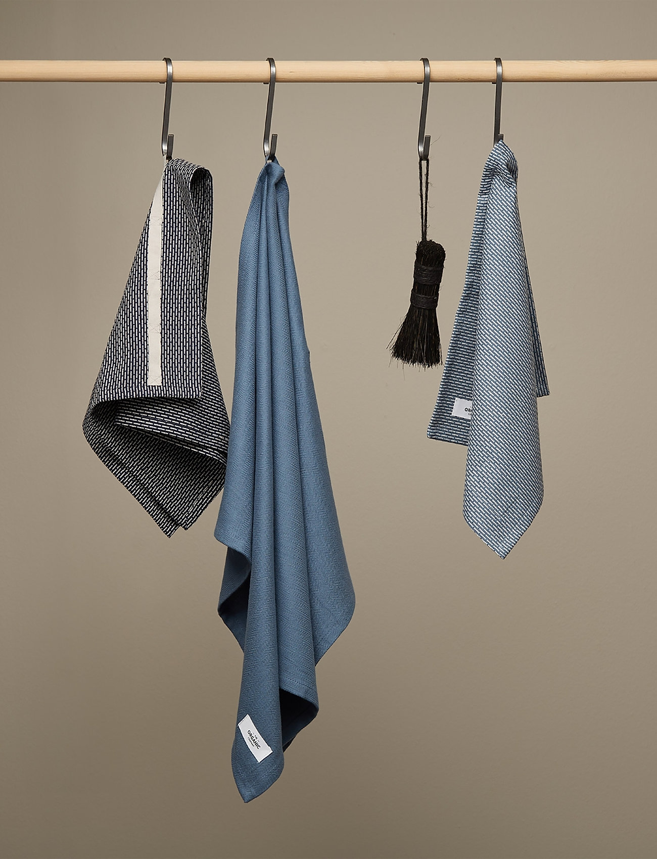 The Organic Company - Kitchen Towel - madalaimad hinnad - 510 grey blue - 1