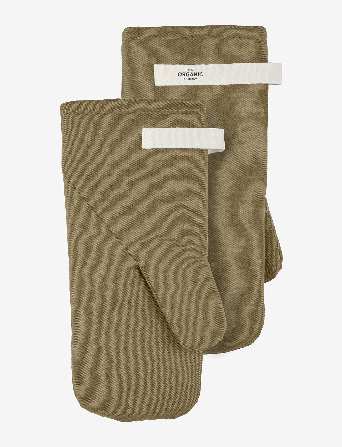 The Organic Company - Oven Mitts Large - najniższe ceny - 215 khaki - 0