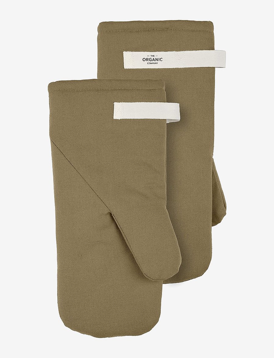 The Organic Company - Oven Mitts Large - 215 khaki - 0
