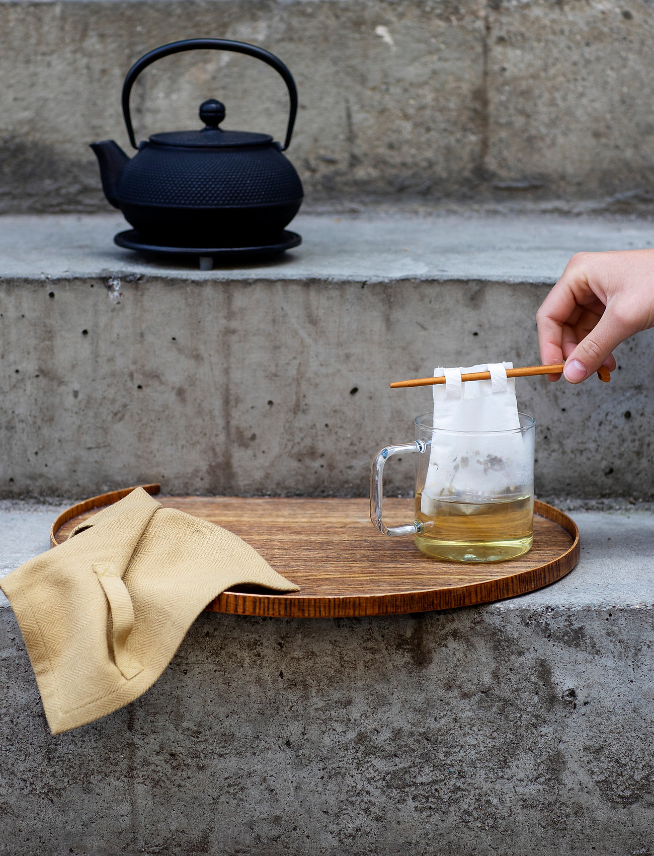 The Organic Company Tea Bag Set, One Size, & Coffee Accessories, Creme - Filters Strainers, Homeware
