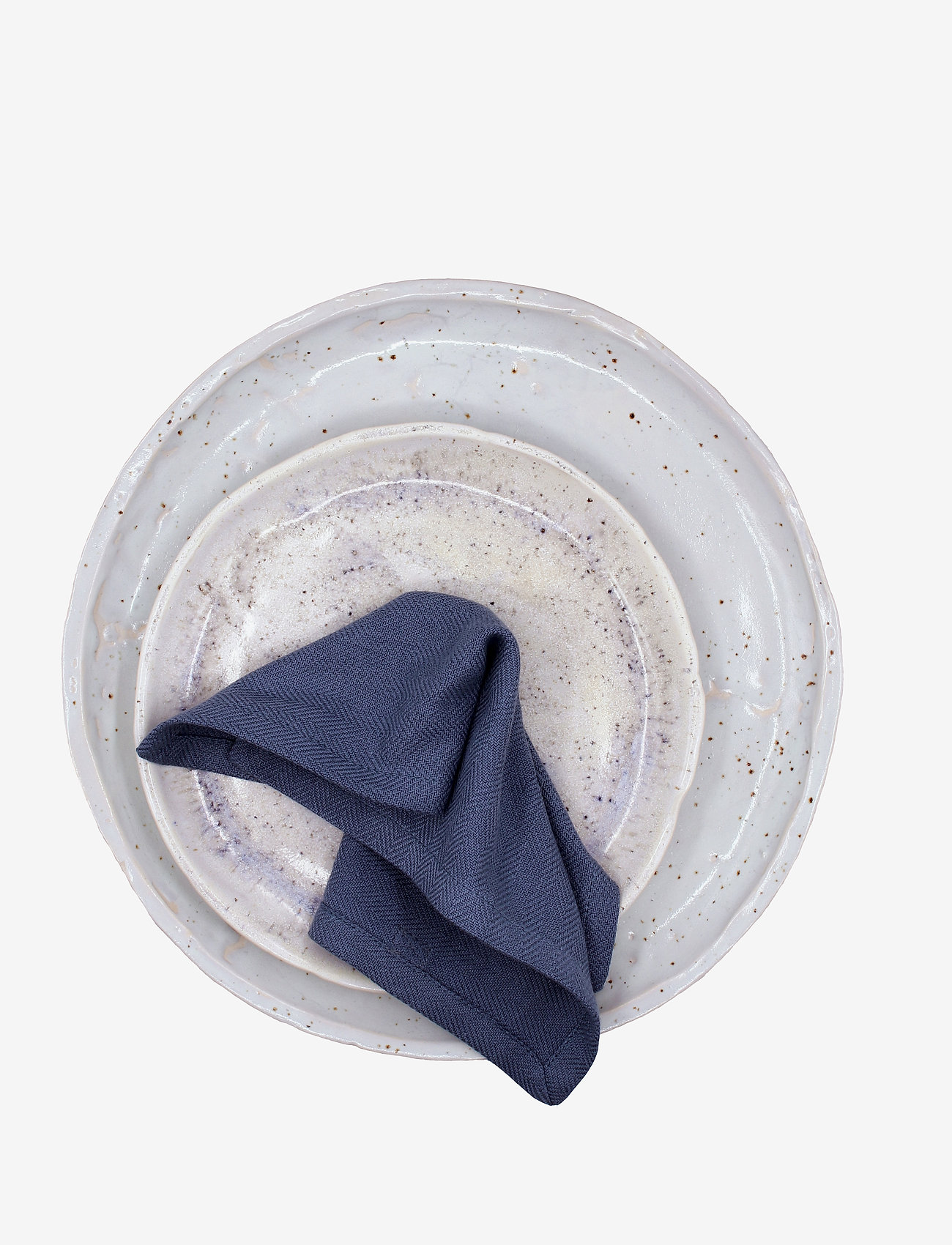 The Organic Company - Everyday Napkin - lina un kokvilnas salvetes - 500 dark blue - 2