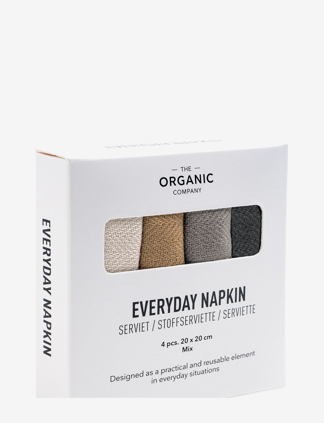 The Organic Company - Everyday Napkin - stoffservietten - 901 earth color mix - 0