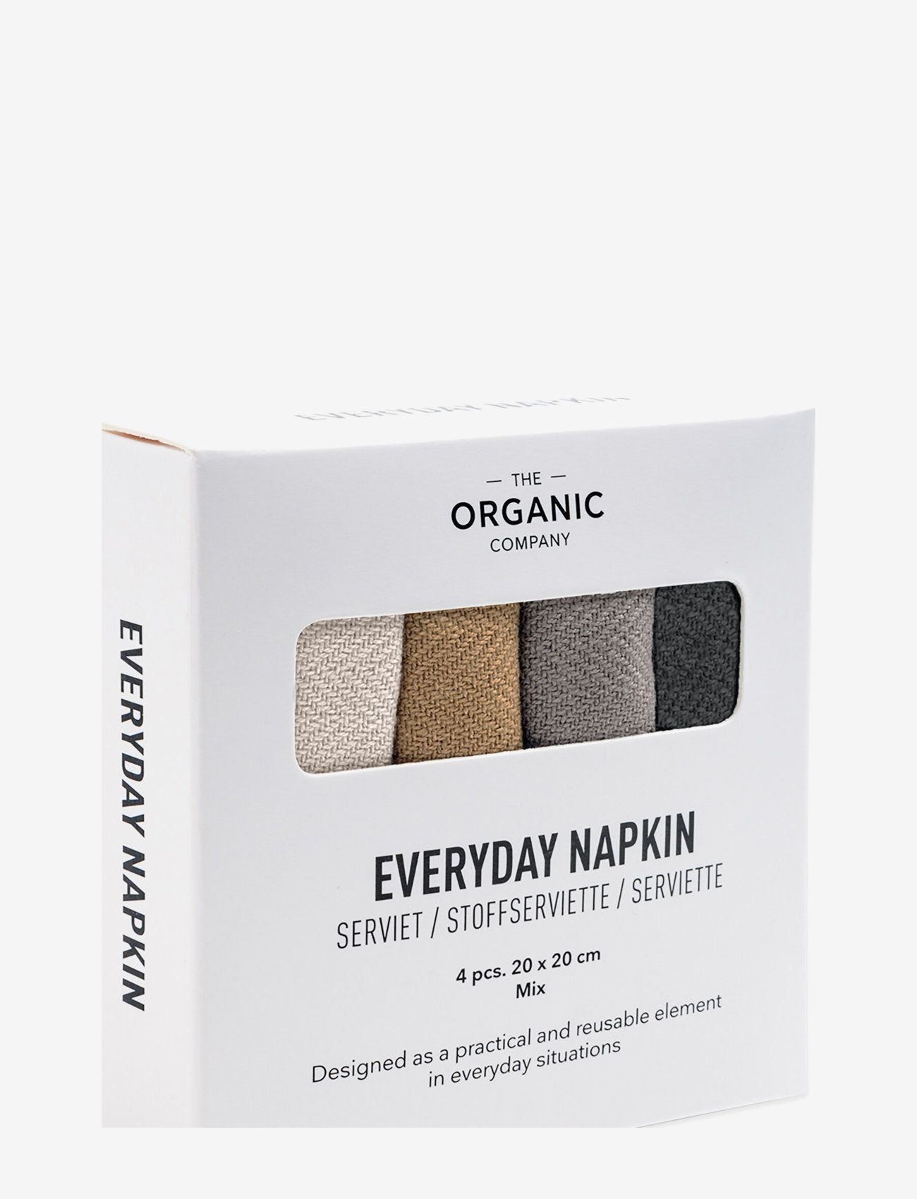 The Organic Company - Everyday Napkin - linen- & cotton napkins - 901 earth color mix - 1