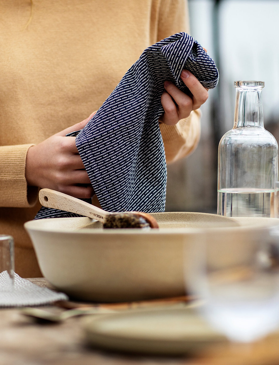 The Organic Company - Little Towel II - køb efter pris - 111 evening grey - 2