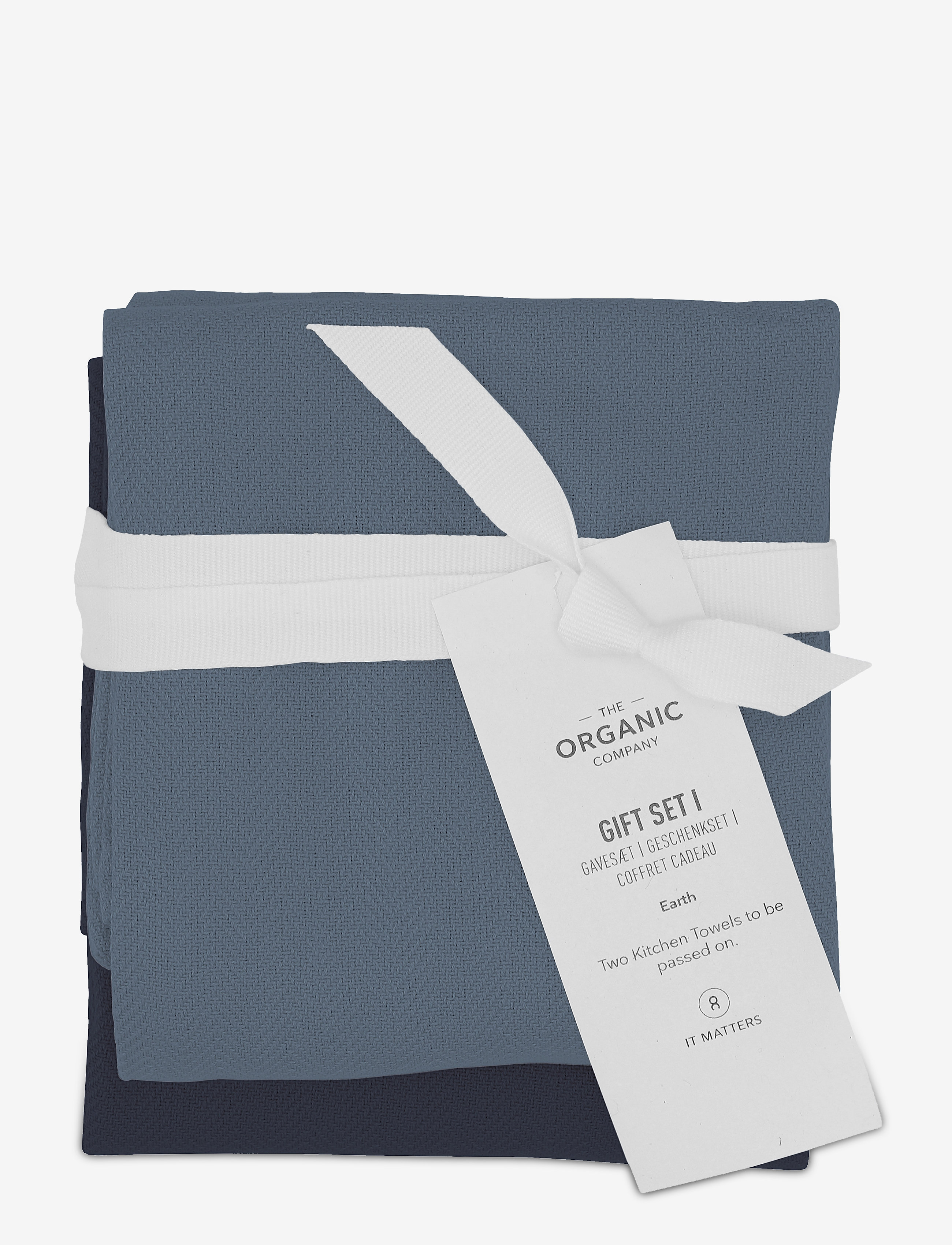 The Organic Company Gift Set I, One Size, Kitchen Textiles, Blau - Towels, Homeware