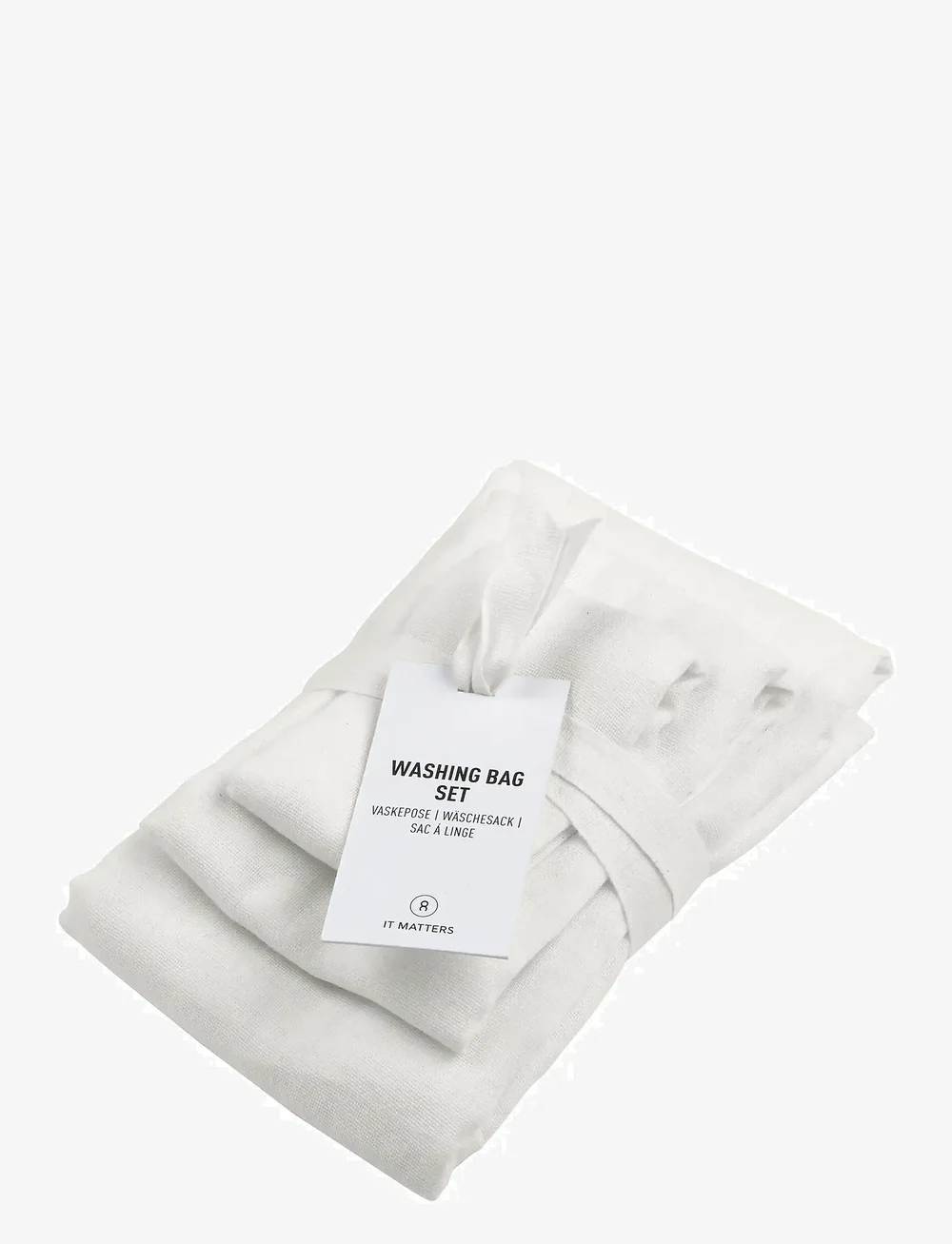 The Organic Company - Washing bag Set - køb efter pris - 200 natural white - 1