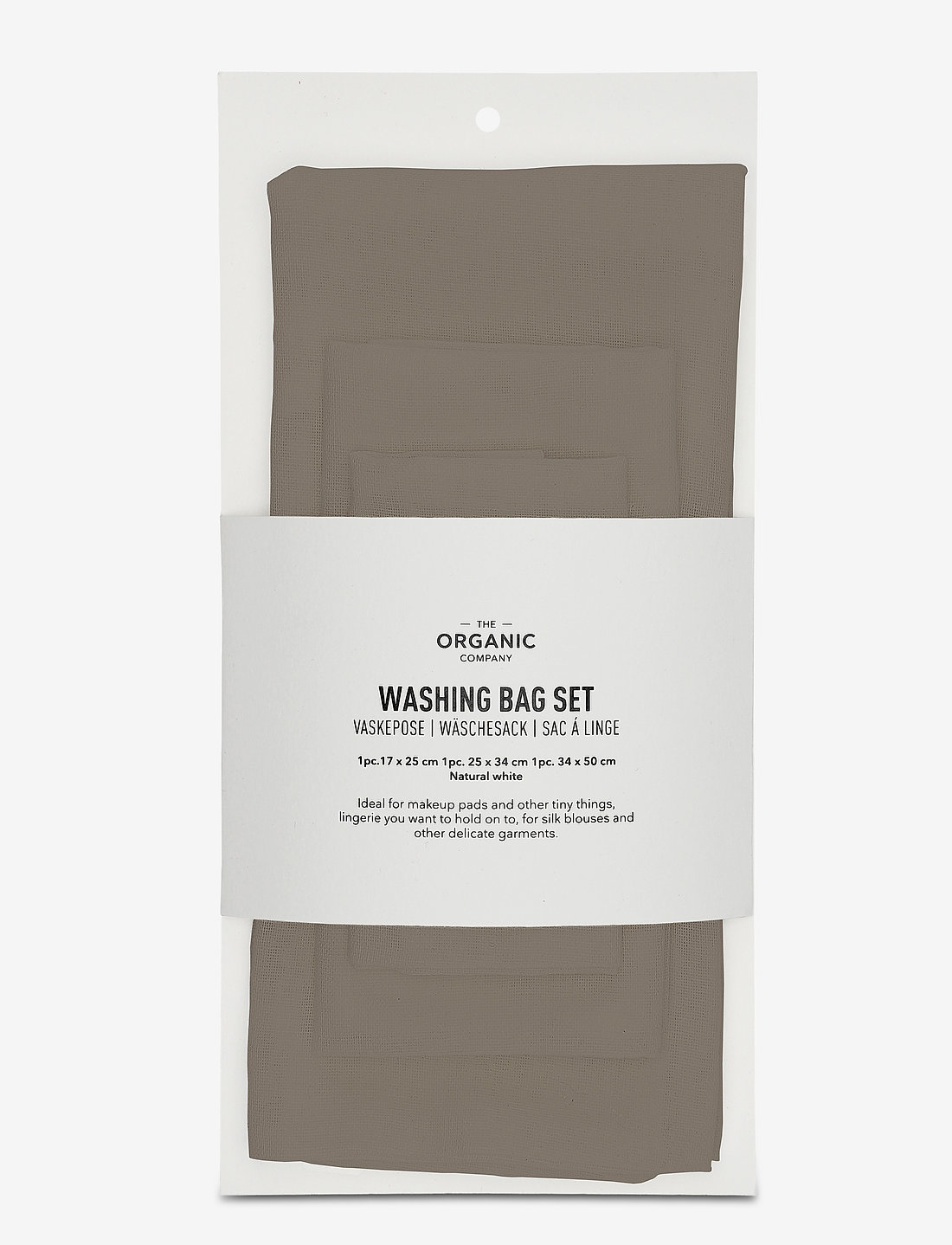 The Organic Company - Washing bag Set - Þvottur - 225 clay - 0