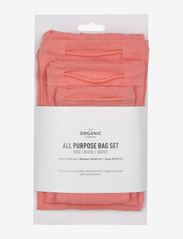 The Organic Company - All Purpose Bag Set - laagste prijzen - 385 coral - 1