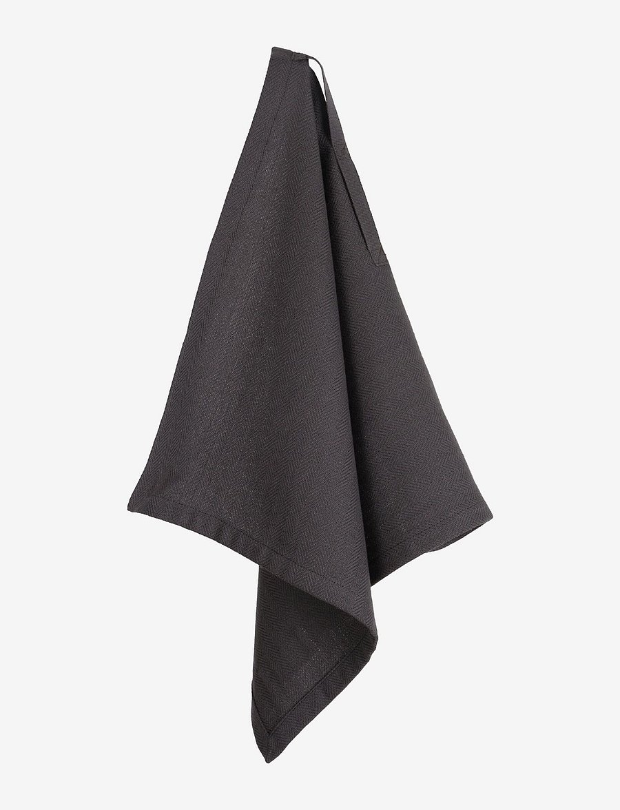 The Organic Company - Dinner Napkins - linased ja puuvillased salvrätikud - 110 dark grey - 2