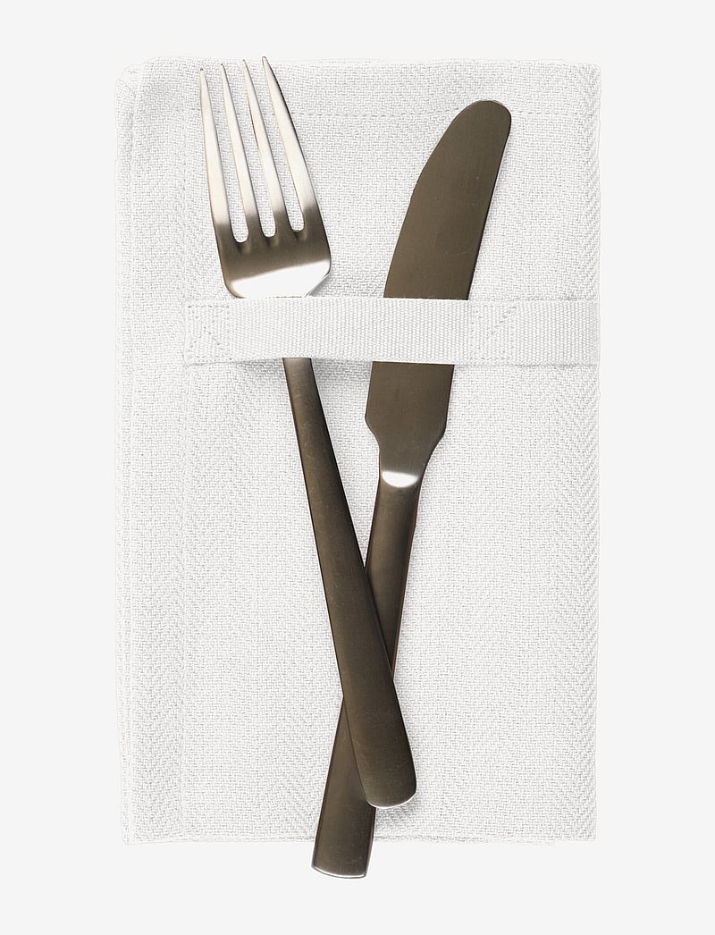 The Organic Company - Dinner Napkins - linased ja puuvillased salvrätikud - 200 natural white - 1