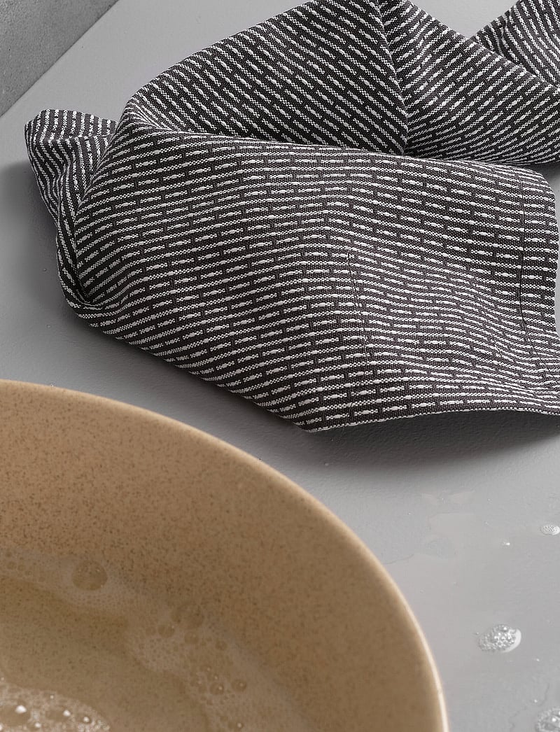 The Organic Company - Kitchen cloths 3 pack - karklude & opvaskebørster - 111 evening grey - 1