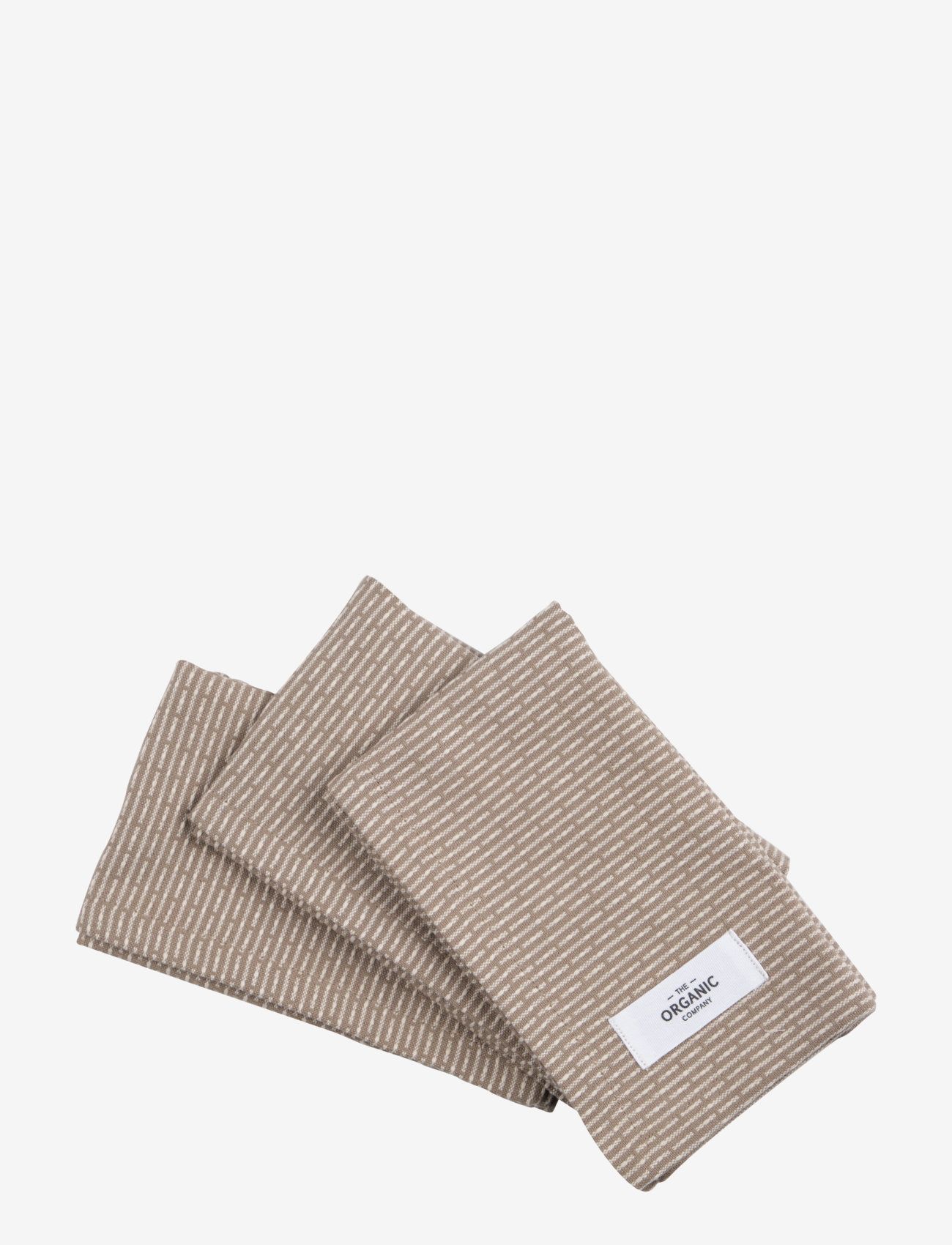 The Organic Company Dish Cloths 3 Pack, Cloths & Dishbrush, Beige, Str: ONE SIZE
