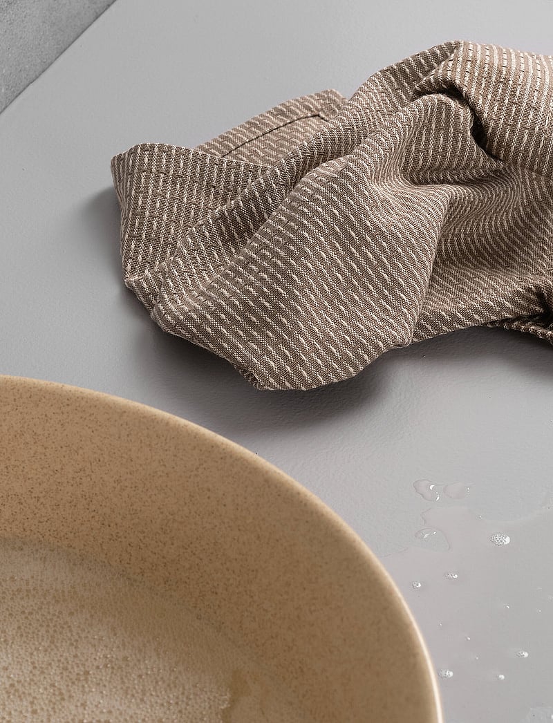 The Organic Company - Kitchen cloths 3 pack - kluter & oppvaskbørster - 226 clay stone - 0