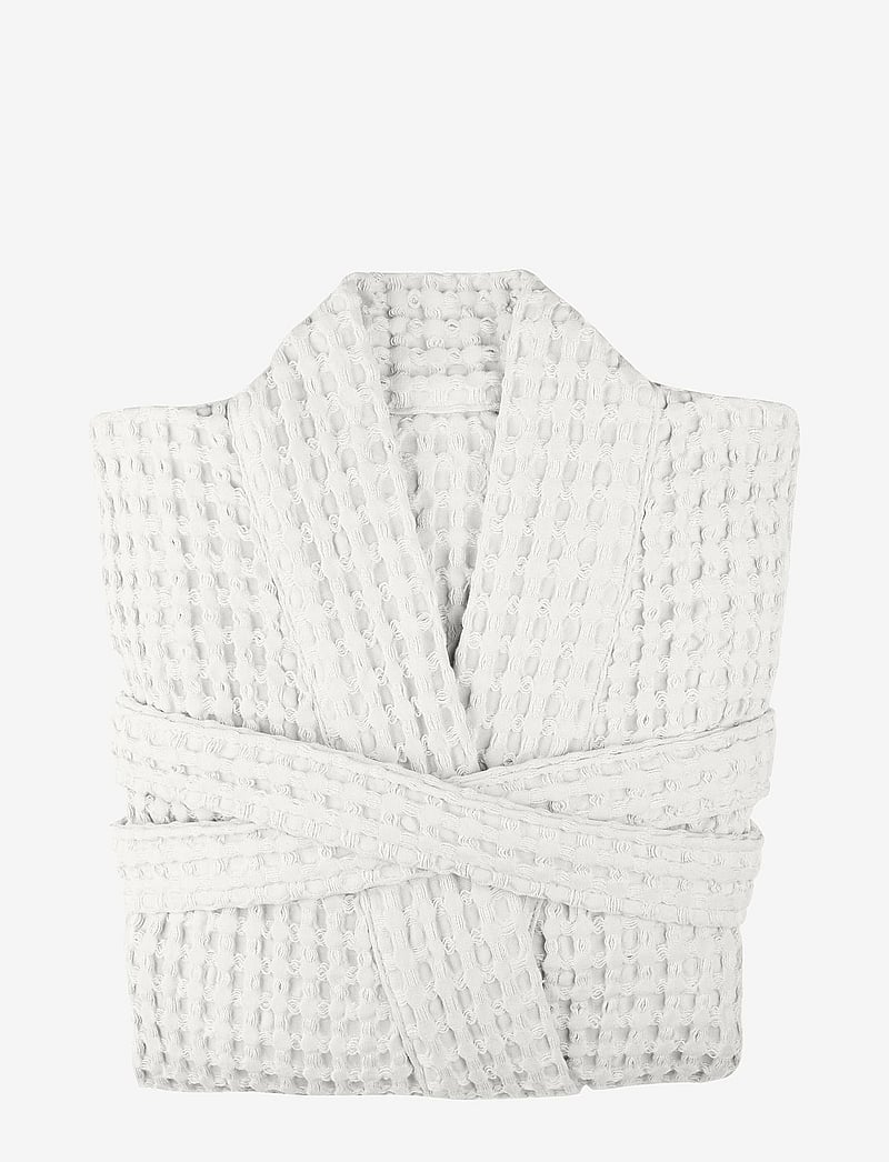 The Organic Company - Big Waffle Bathrobe - køb efter pris - 200 natural white - 1