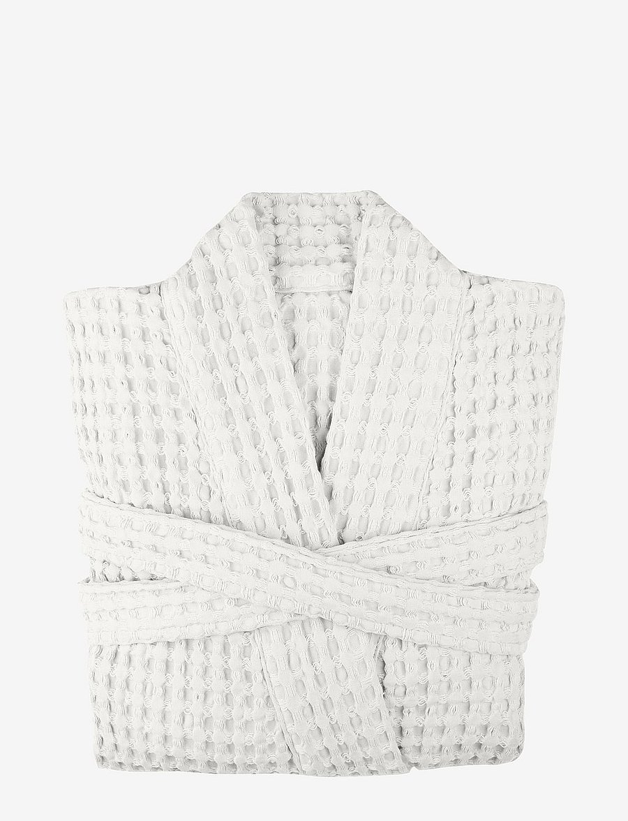 The Organic Company - Big Waffle Bathrobe - kasdienis stilius - 200 natural white - 1
