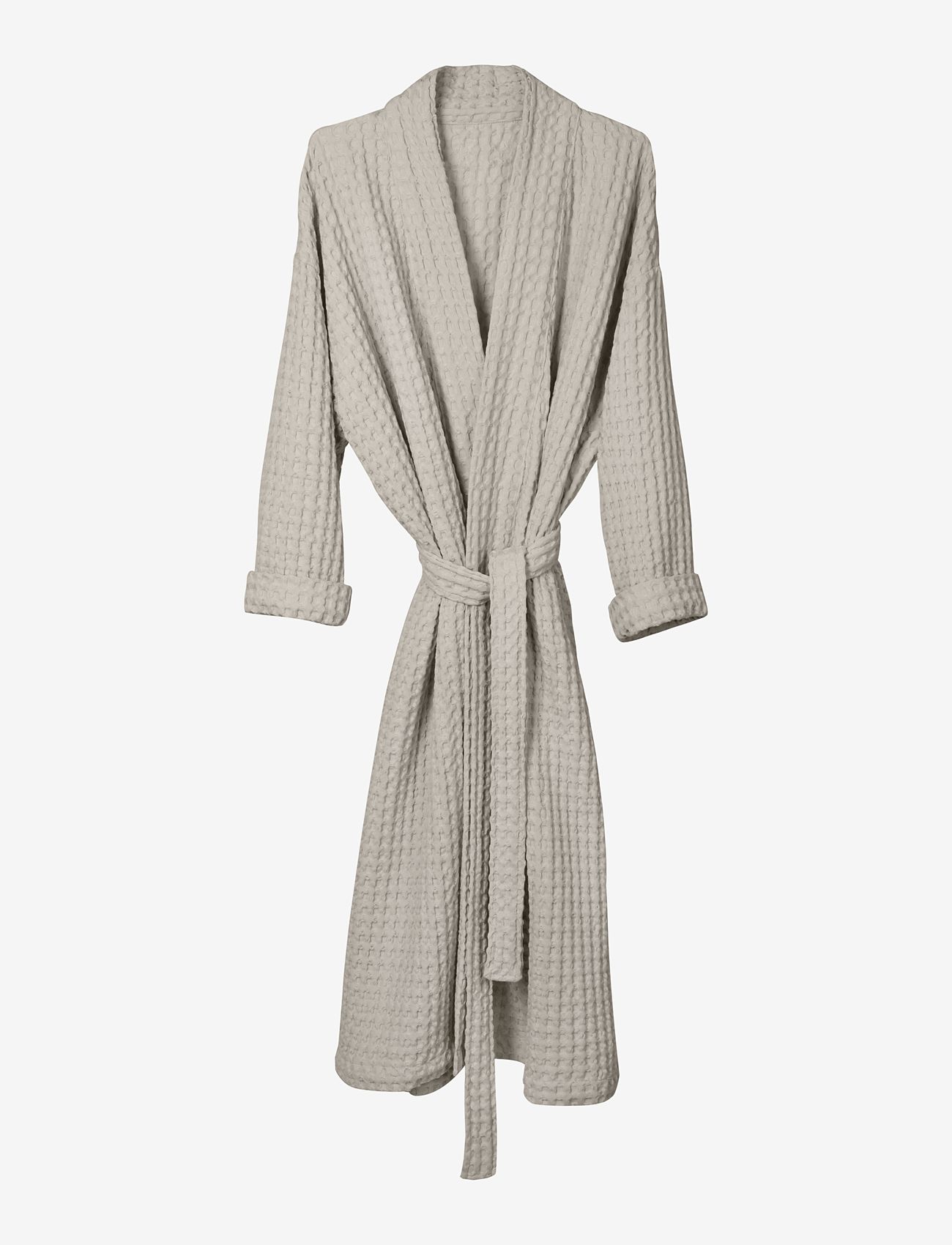 THE ORGANIC COMPANY Big Waffle Bathrobe Grau - M/L - Damen