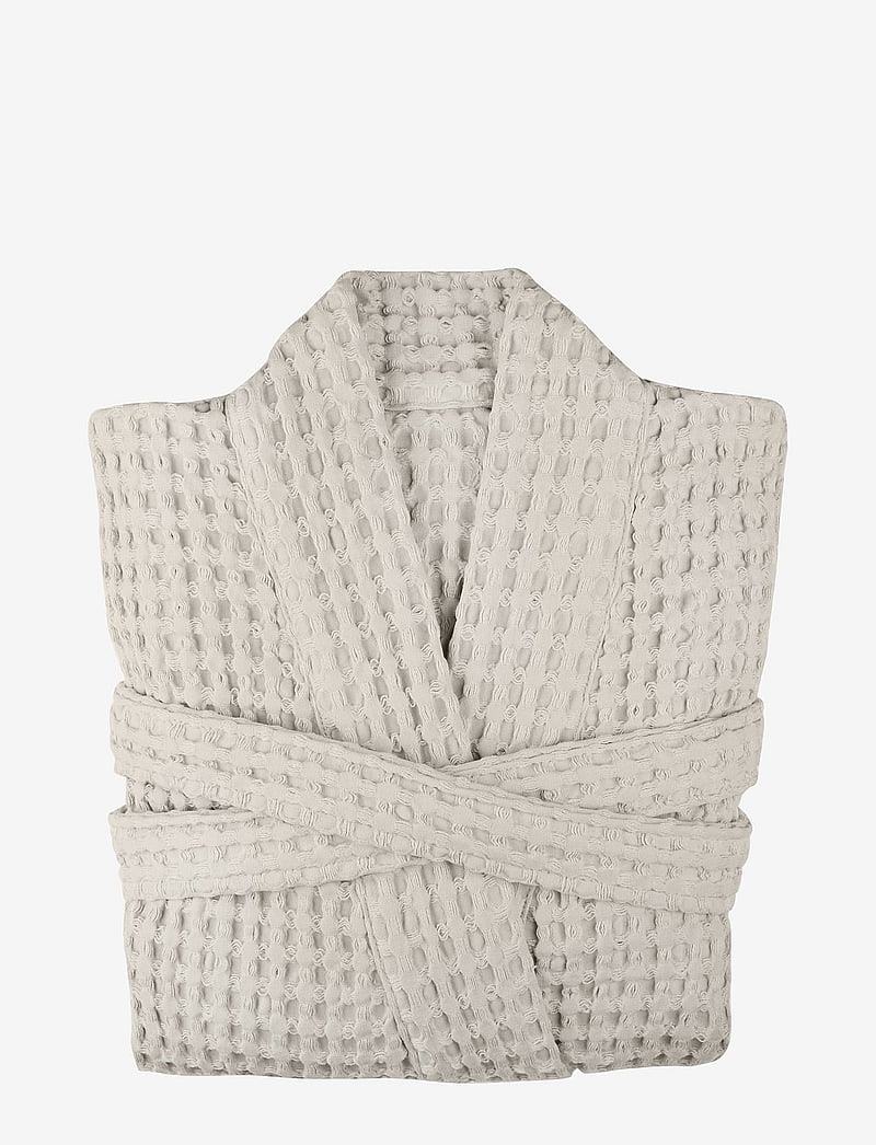 The Organic Company - Big Waffle Bathrobe - shop by price - 202 stone - 2