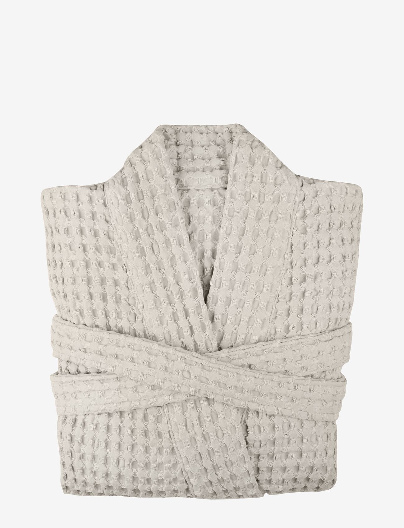 The Organic Company - Big Waffle Bathrobe - everyday style - 202 stone - 2
