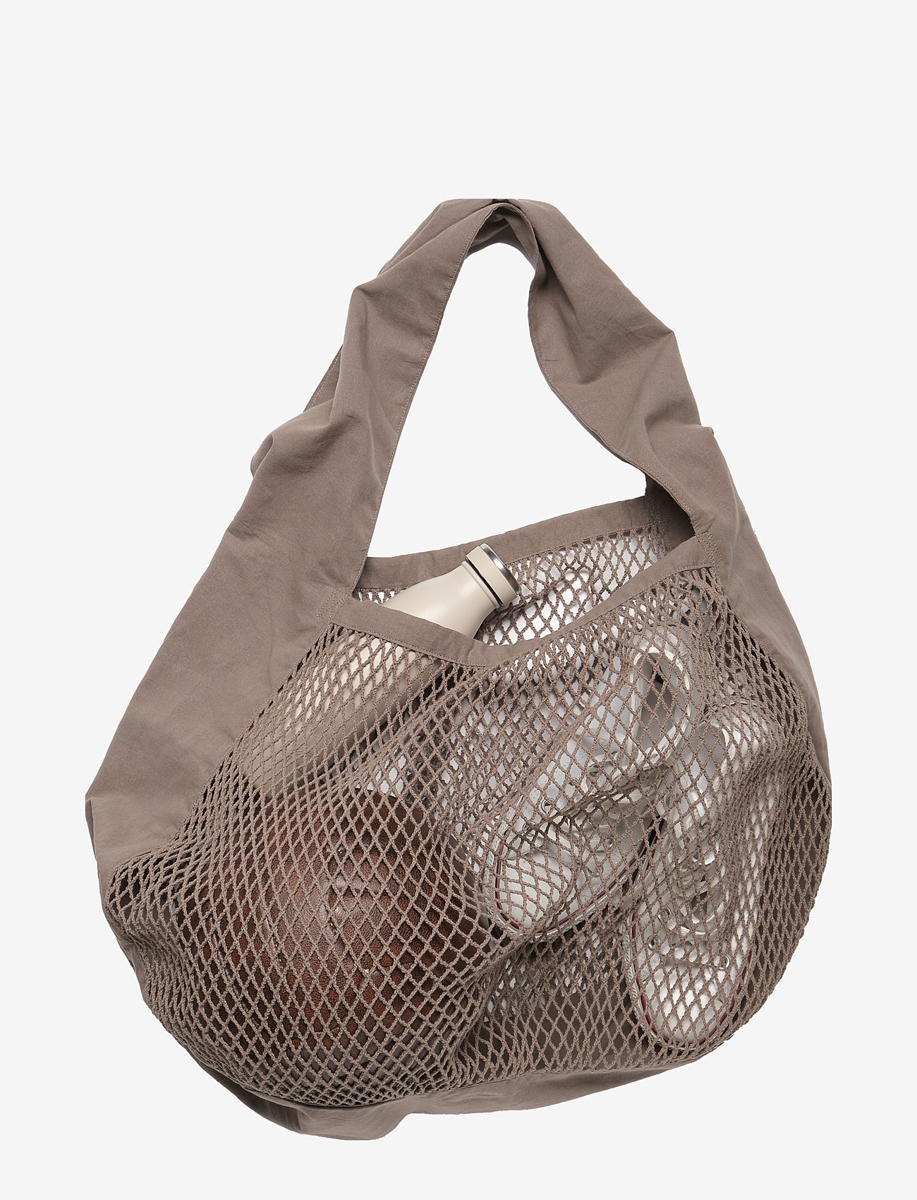 The Organic Company Net shoulder bag - Kotid - 225 CLAY / grey