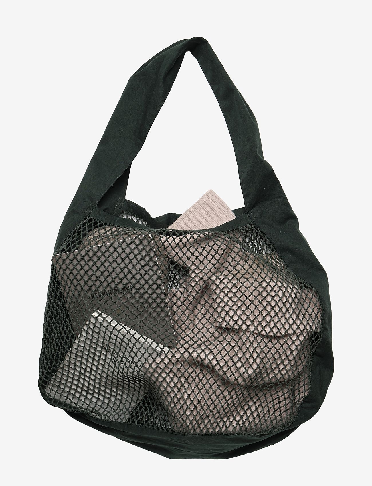 The Organic Company - Net shoulder bag - tote bags - 400 dark green - 2