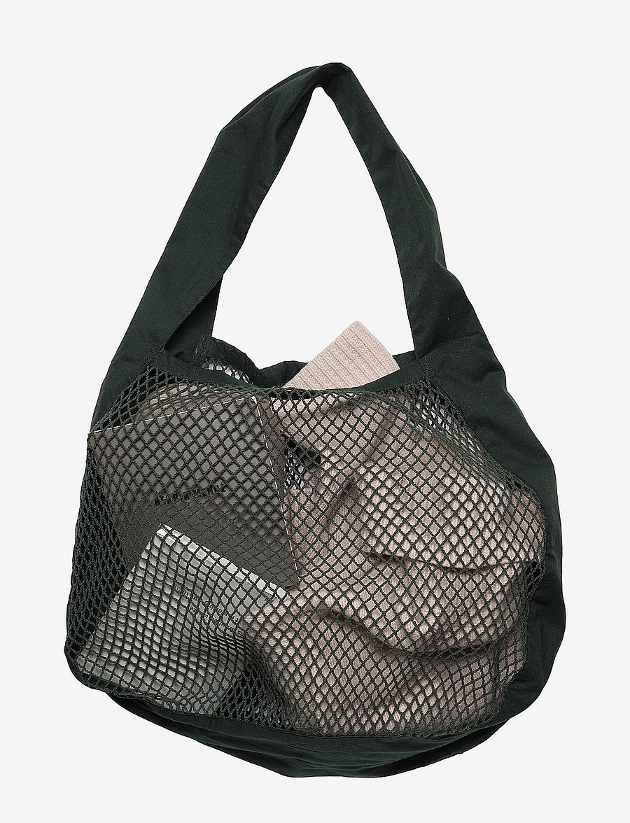 The Organic Company - Net shoulder bag - tote bags - 400 dark green - 2