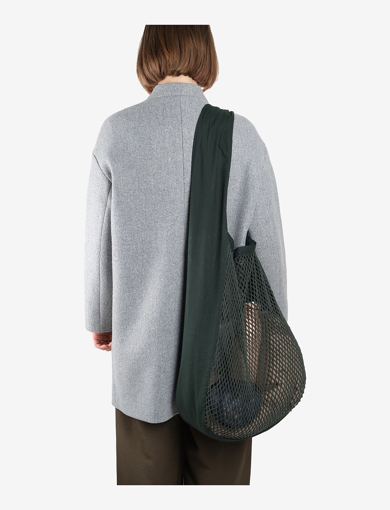 The Organic Company - Net shoulder bag - tote bags - 400 dark green - 3