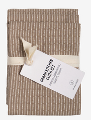 The Organic Company - Urban kitchen cloth (3 pack) - laveste priser - 226 clay stone - 0