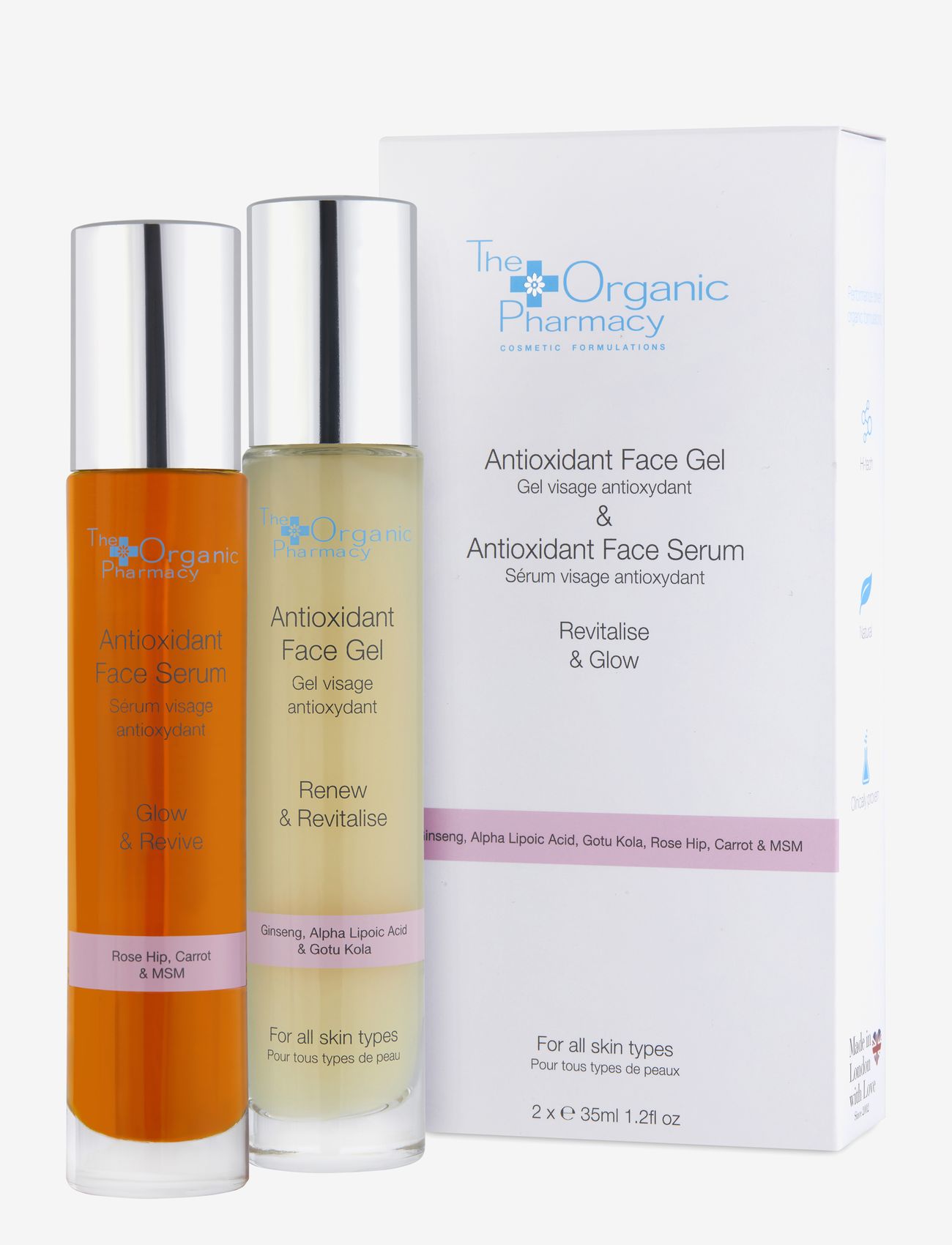 The Organic Pharmacy - ANTIOXIDANT FACE DUO 2 X 35 ML - clear - 1