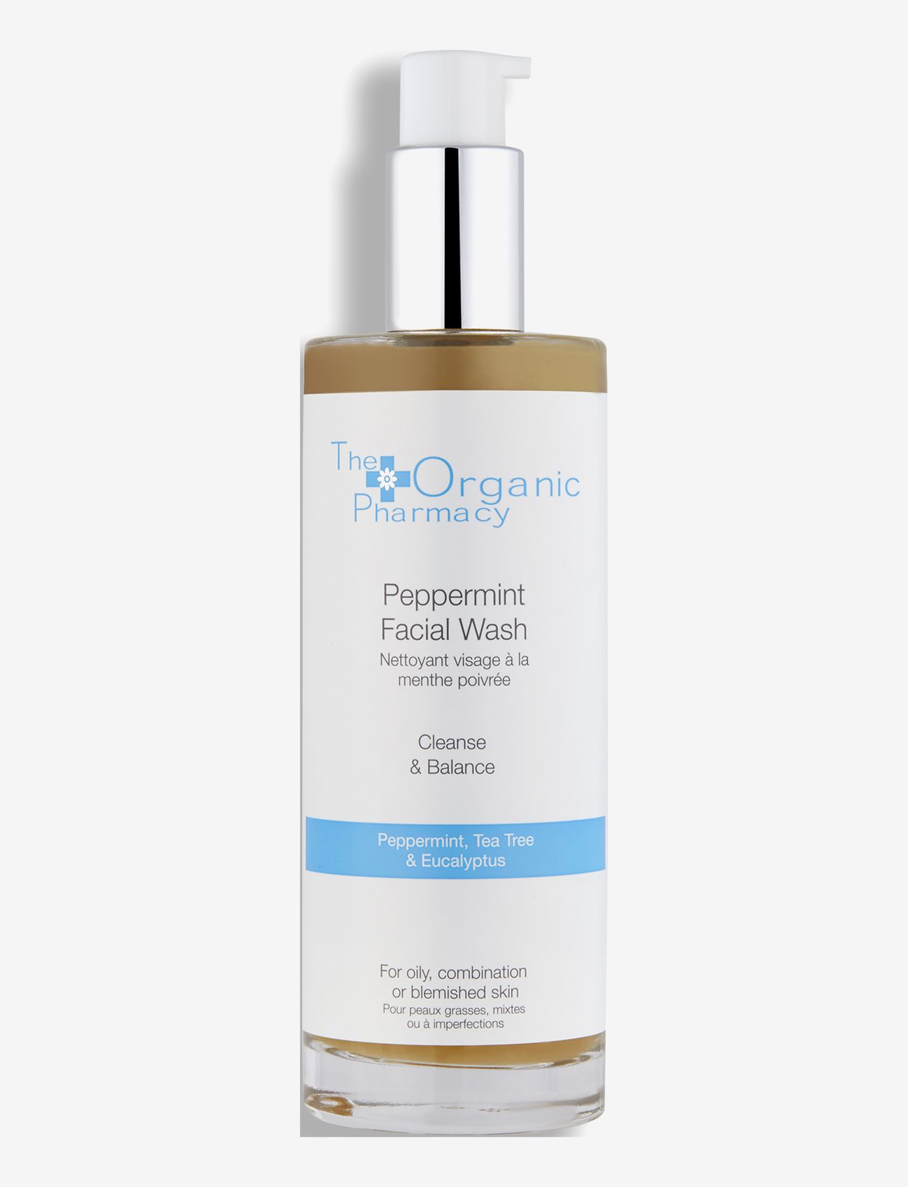 The Organic Pharmacy - Peppermint Facial Wash - kasvojen puhdistus - clear - 0