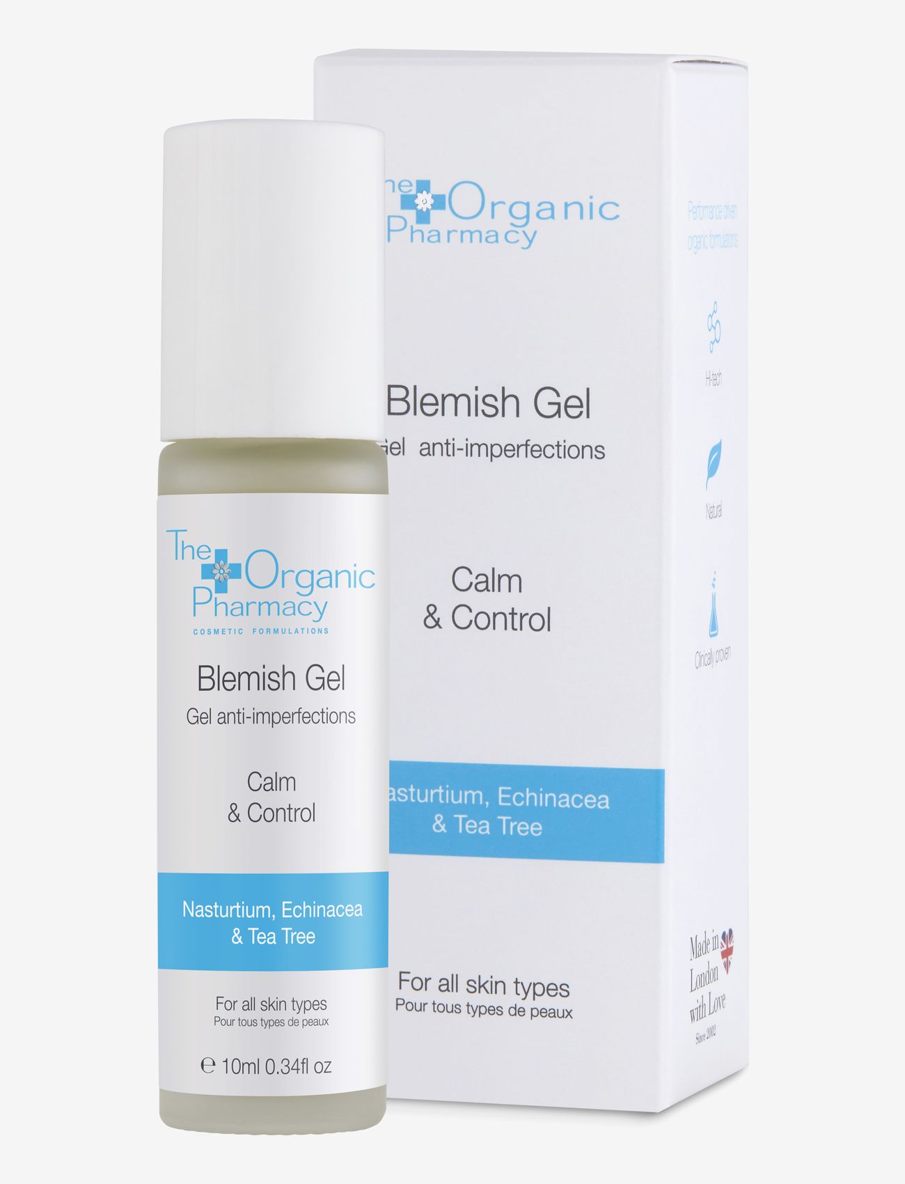 The Organic Pharmacy - Blemish Gel - resestorlekar & kits - clear - 1