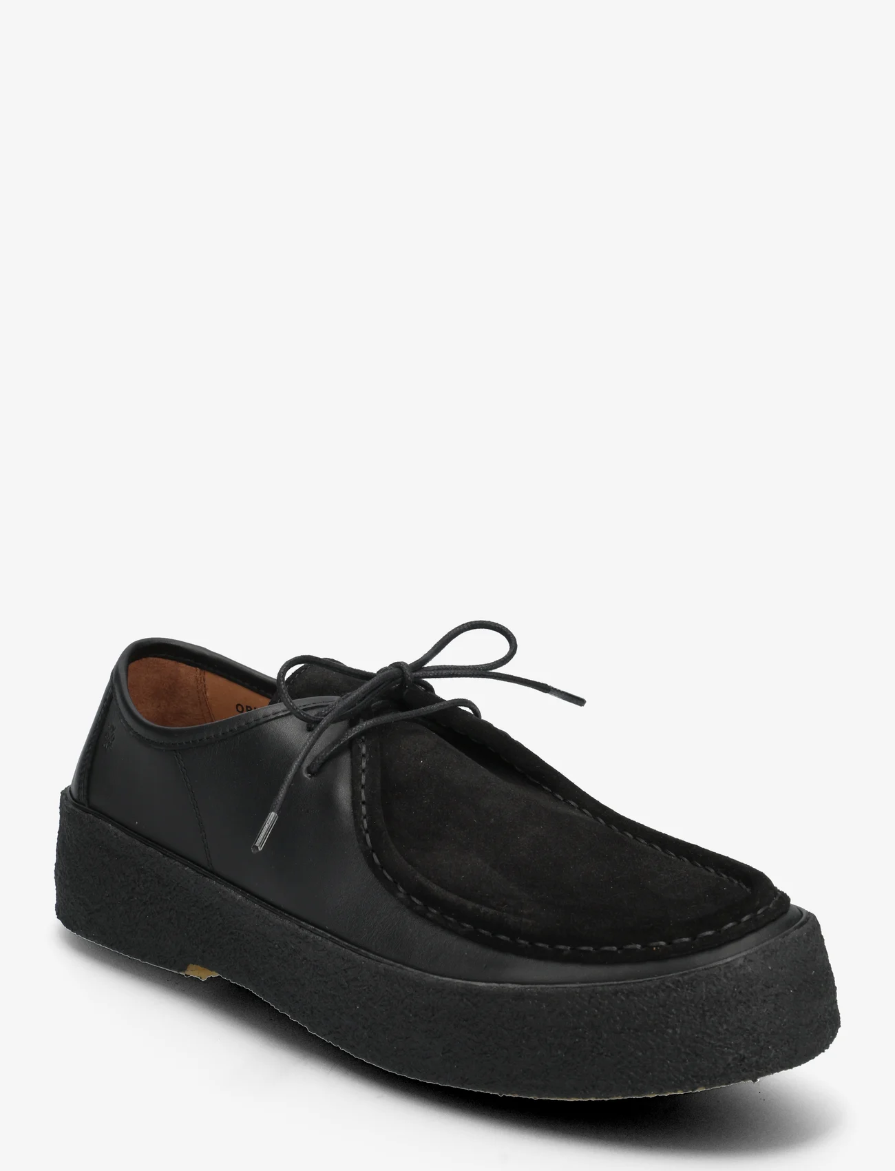 The Original Playboy - ORG.14 - loafers - black leather suede combi - 0