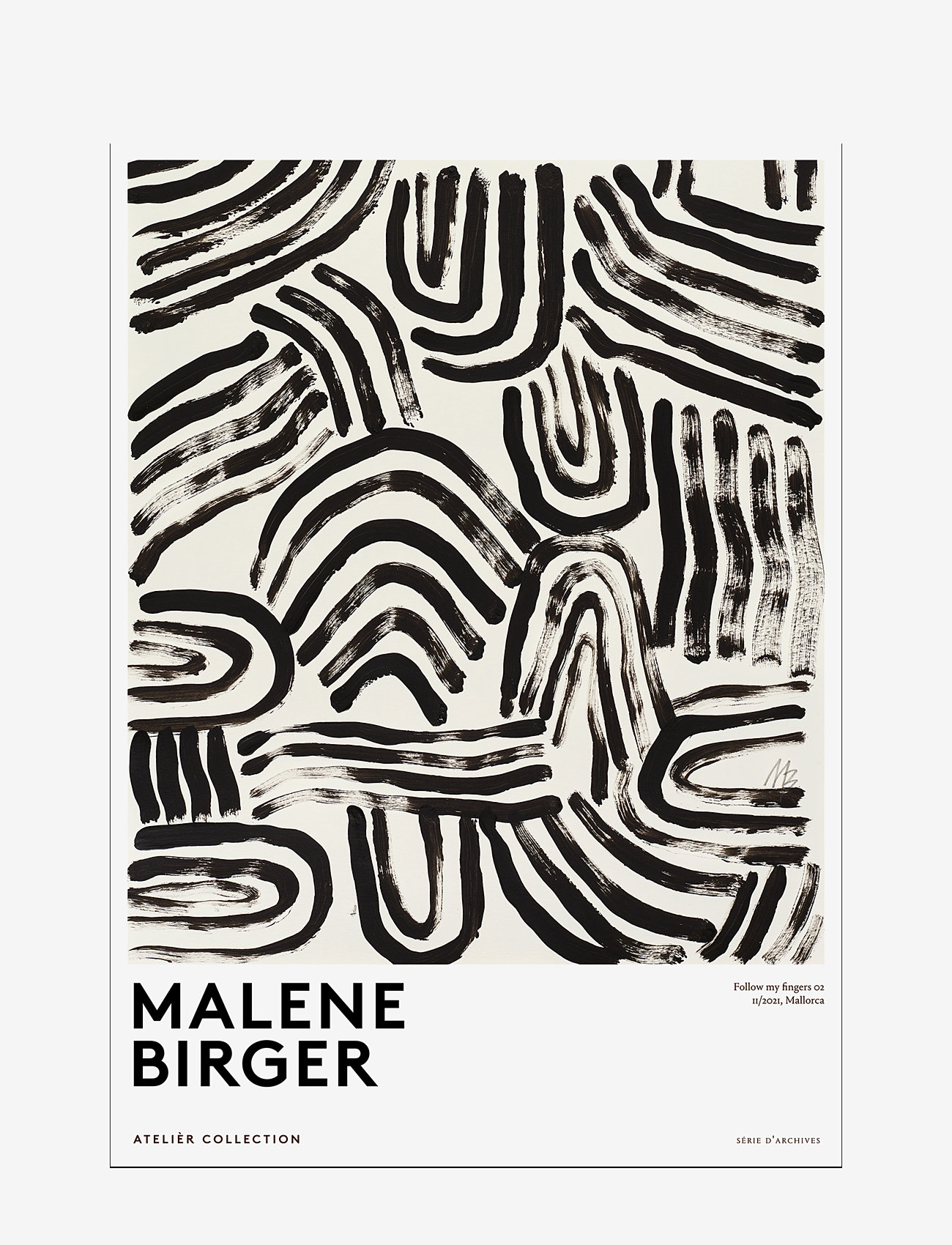The Poster Club - The Poster Club x Malene Birger - Follow my fingers - bilderwände - neutral - 0