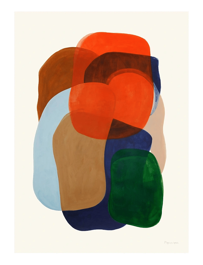 The Poster Club - The Poster Club x Berit Mogensen lopez - Big Hug - graafilised mustrid - multi - 0