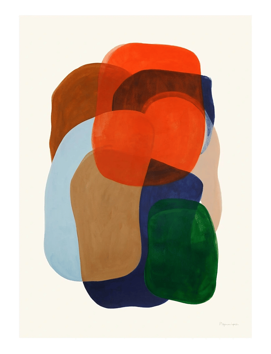 The Poster Club - The Poster Club x Berit Mogensen lopez - Big Hug - grafische muster - multi - 1
