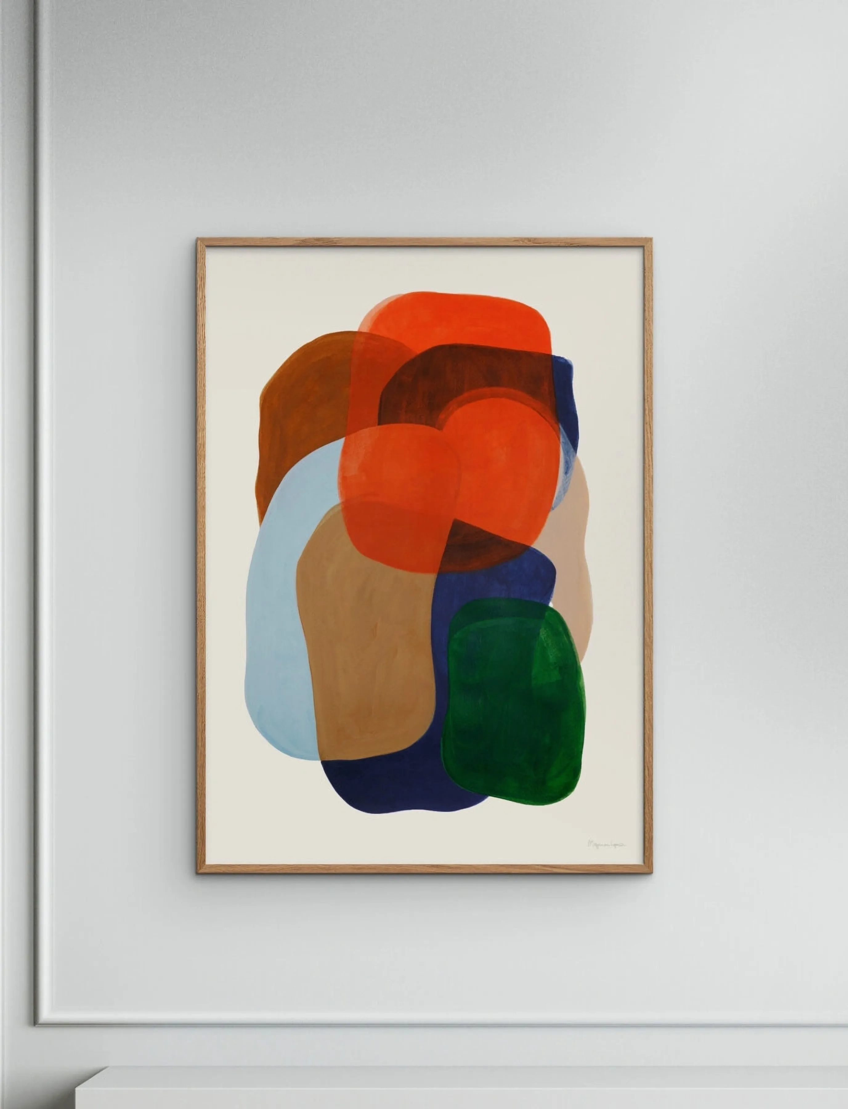 The Poster Club The Poster Club X Berit Mogensen Lopez - Big Hug, 50X 70 cm, Multi/patterned, Plakater > Grafiske Mønstre, Unisex