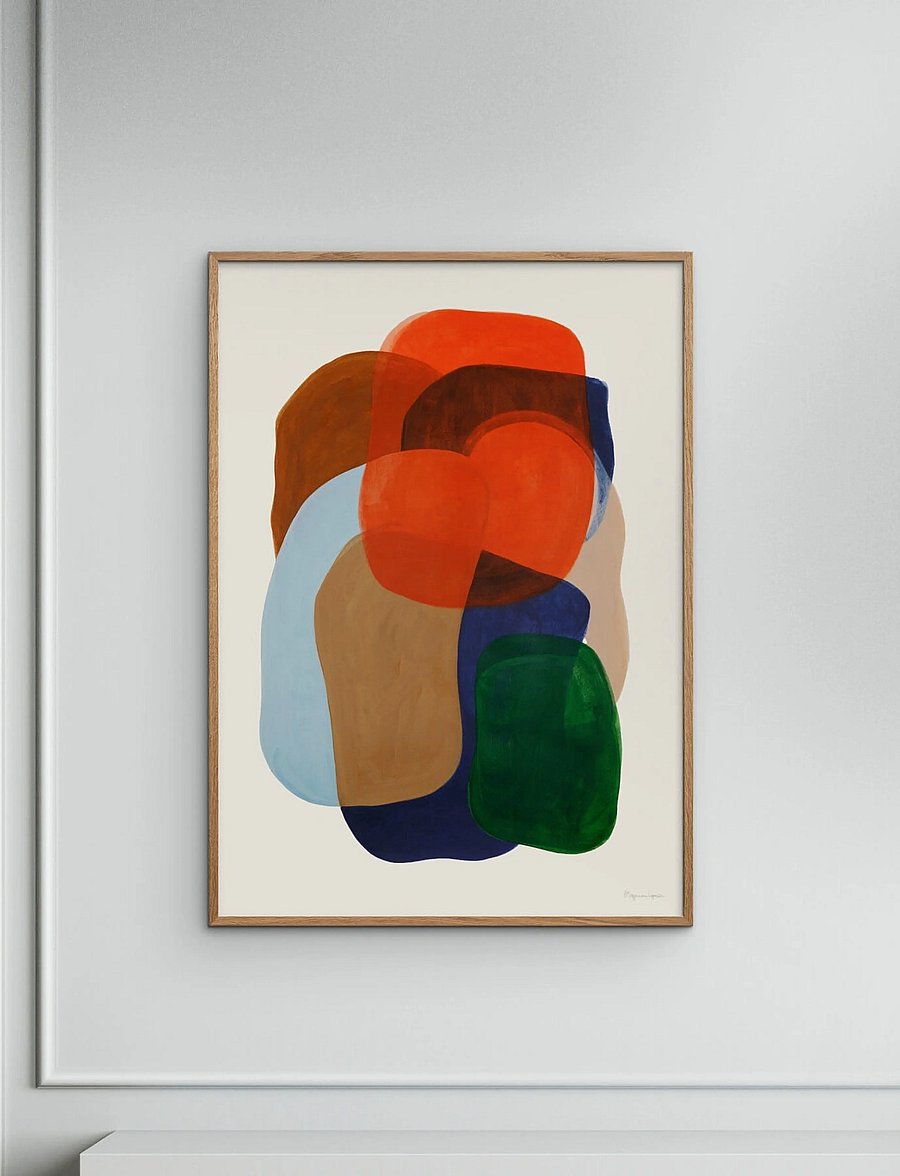 The Poster Club - The Poster Club x Berit Mogensen lopez - Big Hug - grafische muster - multi - 0