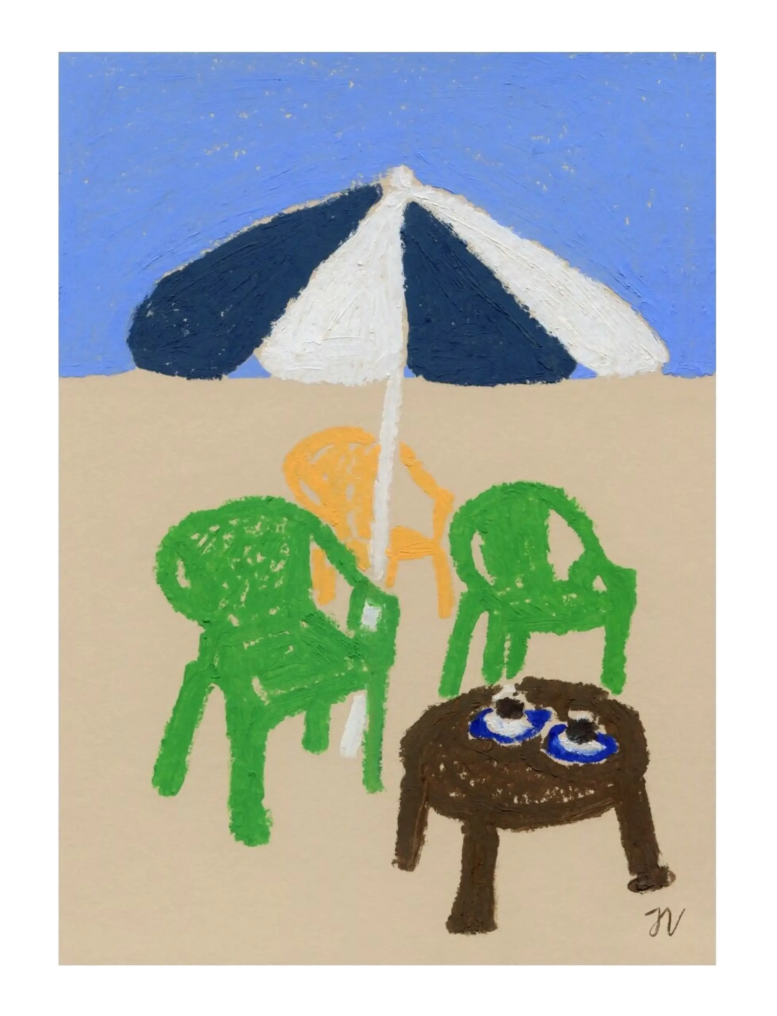 The Poster Club x Isabelle Vandeplassche - Coffee in the Sun - MULTI