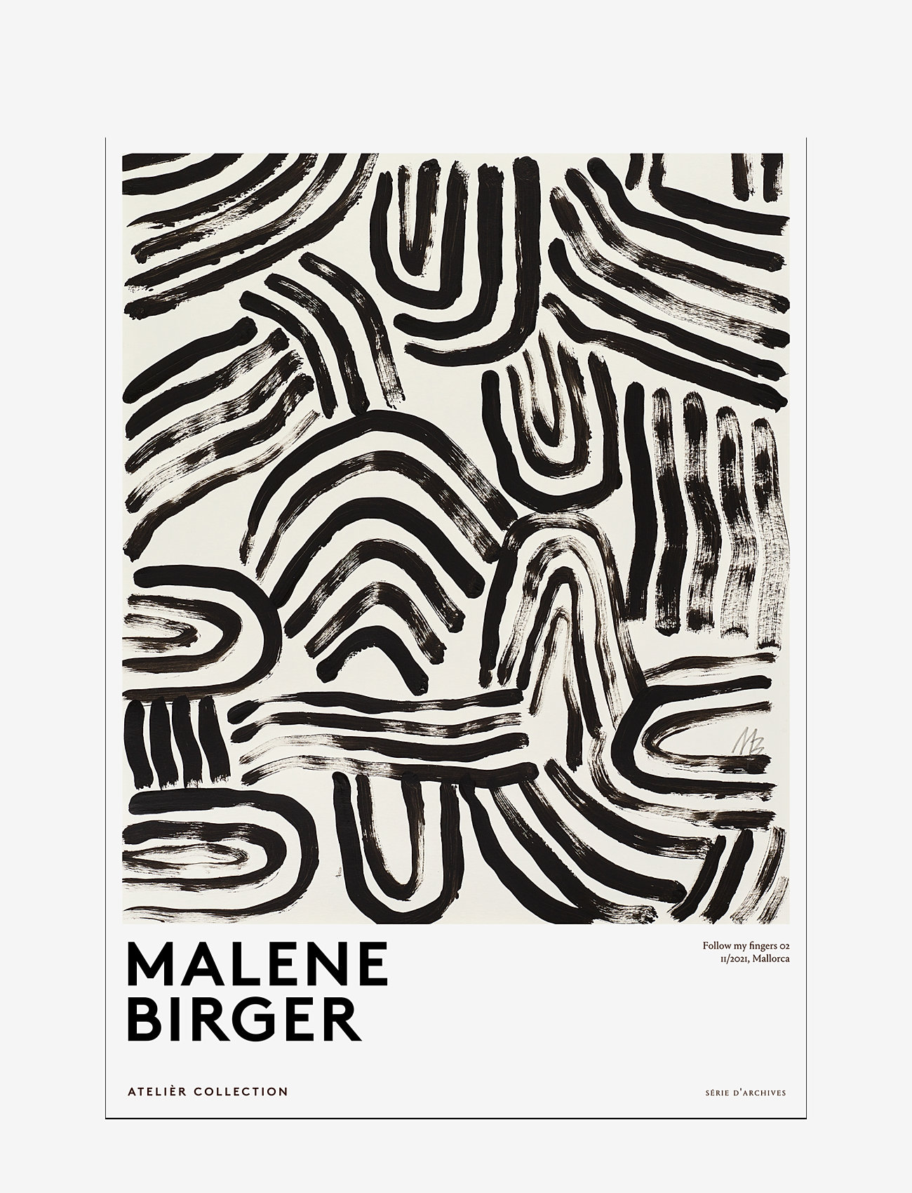 The Poster Club The Poster Club x Malene Birger - Follow my fingers - Affiches - NEUTRAL / multi