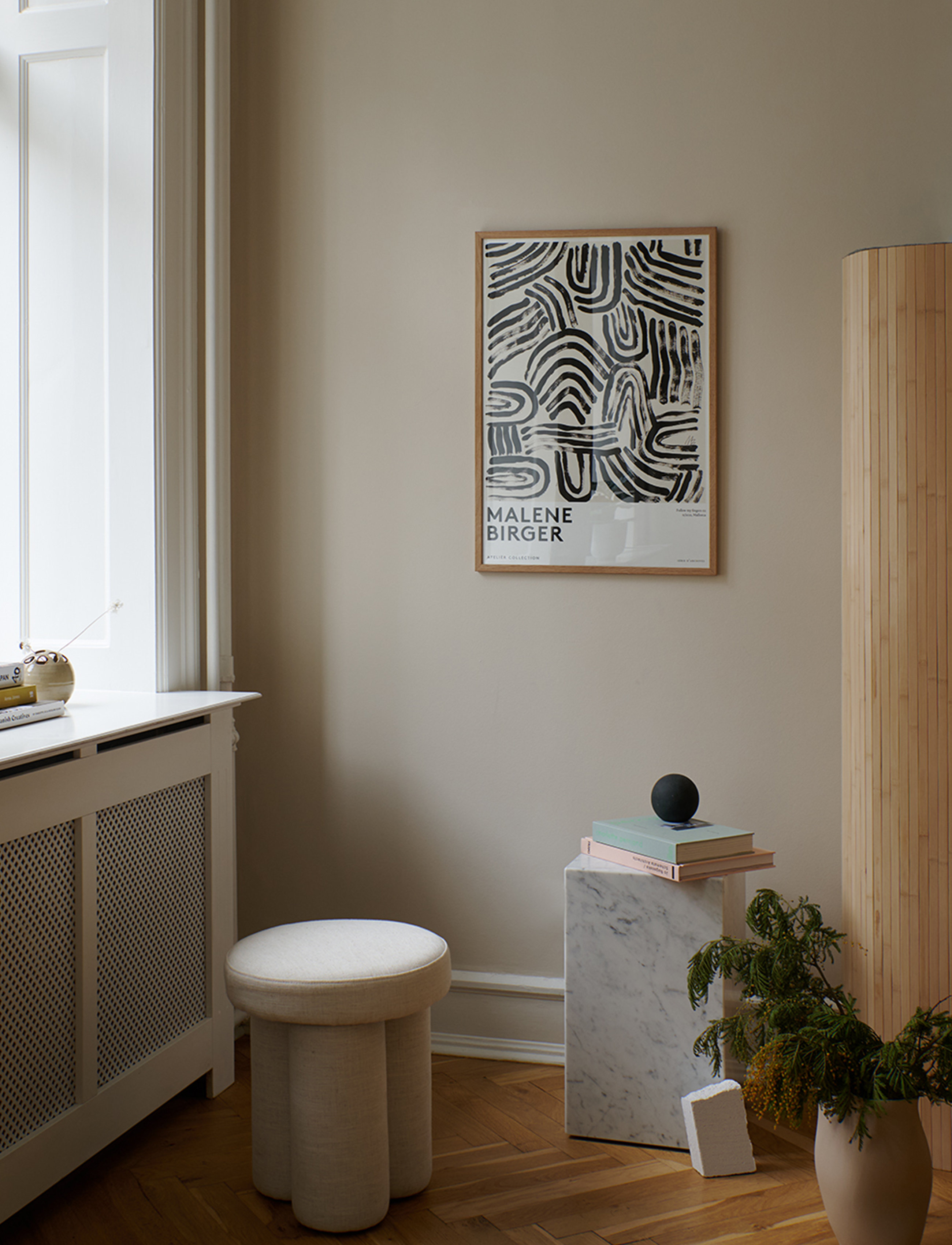 The Poster Club X Malene Birger Follow My Fingers, 70X100 cm, Posters, Mehrfarbig/gemustert - Gallery Walls, Homeware