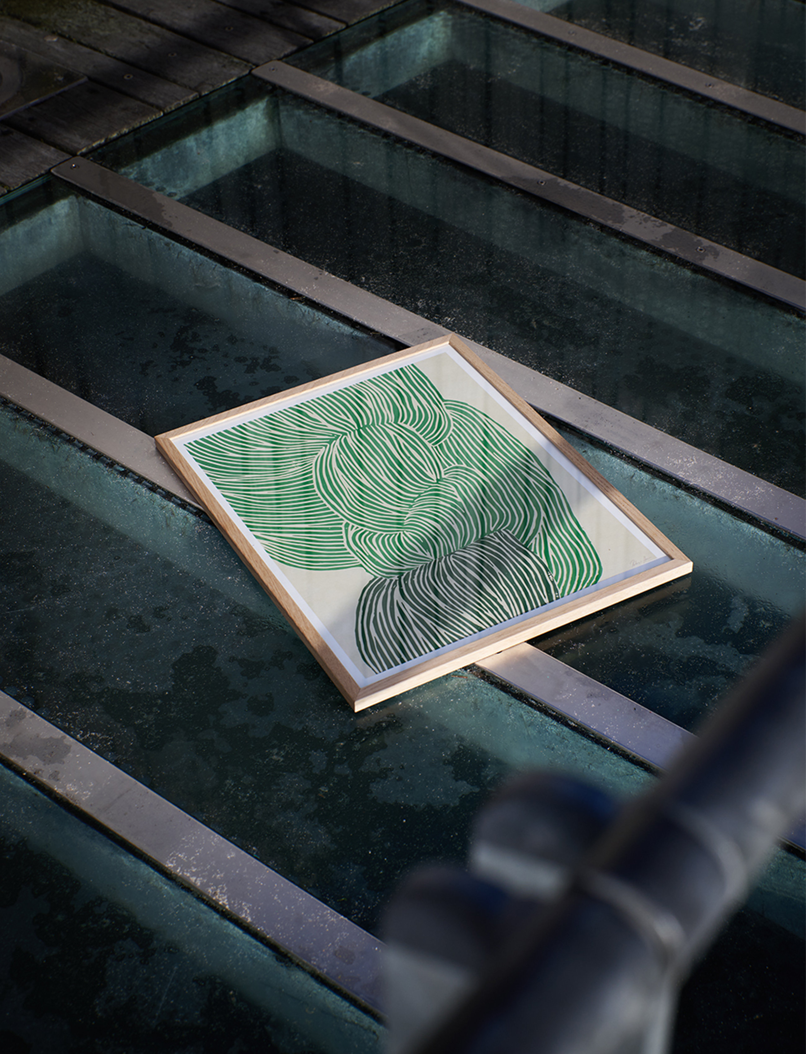The Poster Club - The Poster Club x Rebecca Hein - Green Ocean - neutral - 2
