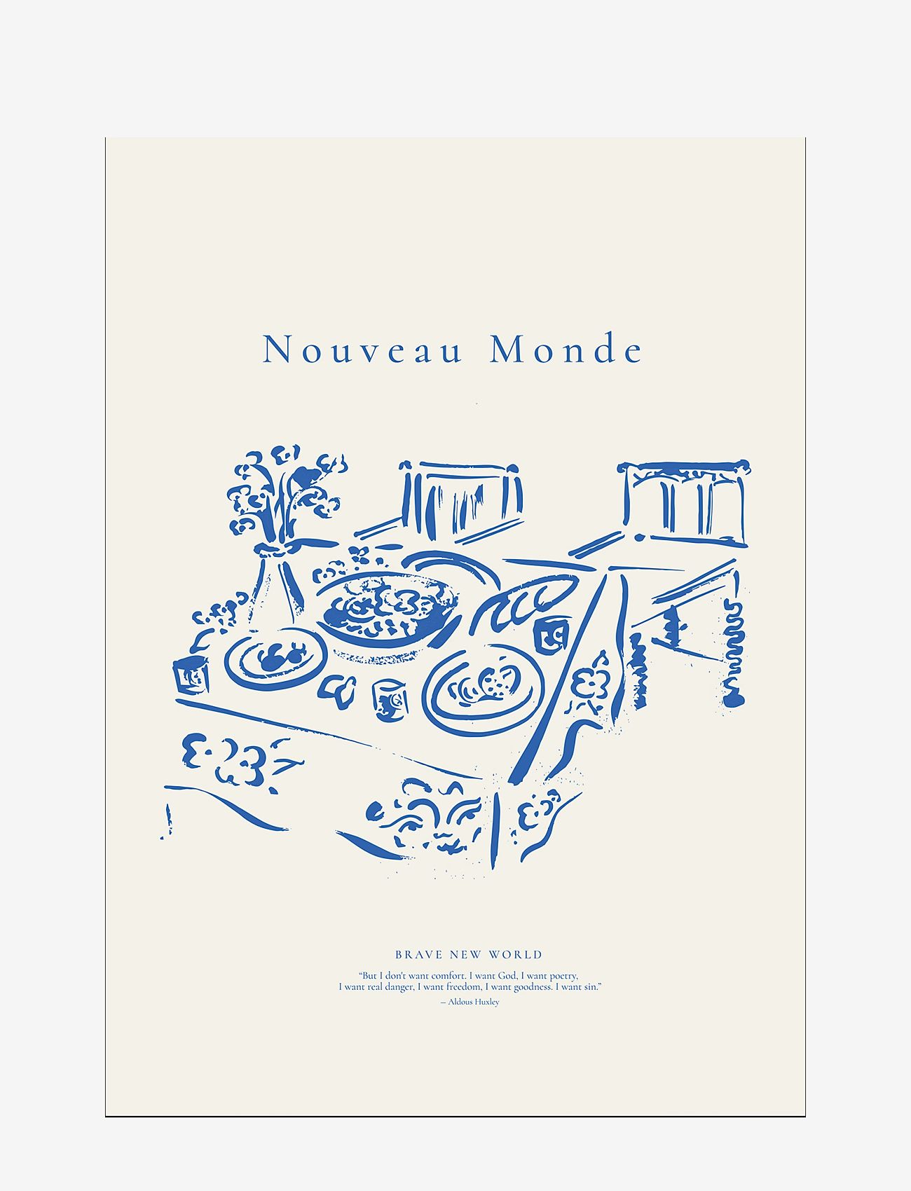 The Poster Club The Poster Club x Lucrecia Rey Caro - Nouveau Monde - Erbjudanden - NEUTRAL / multi