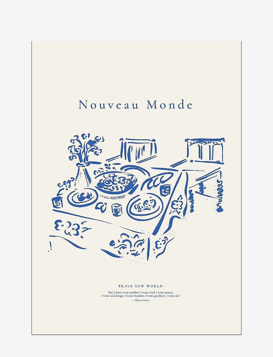 The Poster Club - The Poster Club x Lucrecia Rey Caro - Nouveau Monde - illustrations - neutral - 1