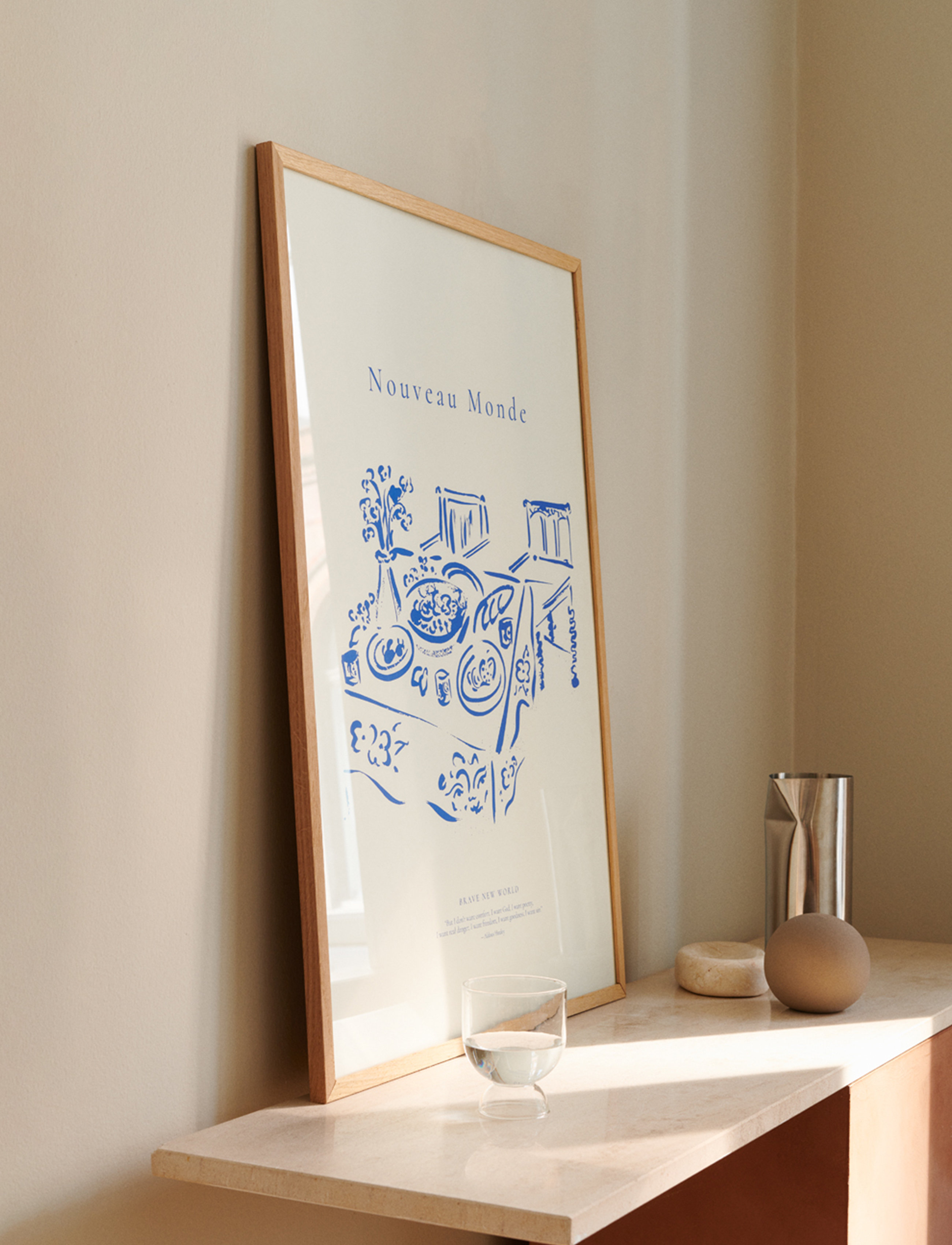 The Poster Club - The Poster Club x Lucrecia Rey Caro - Nouveau Monde - illustrations - neutral - 2