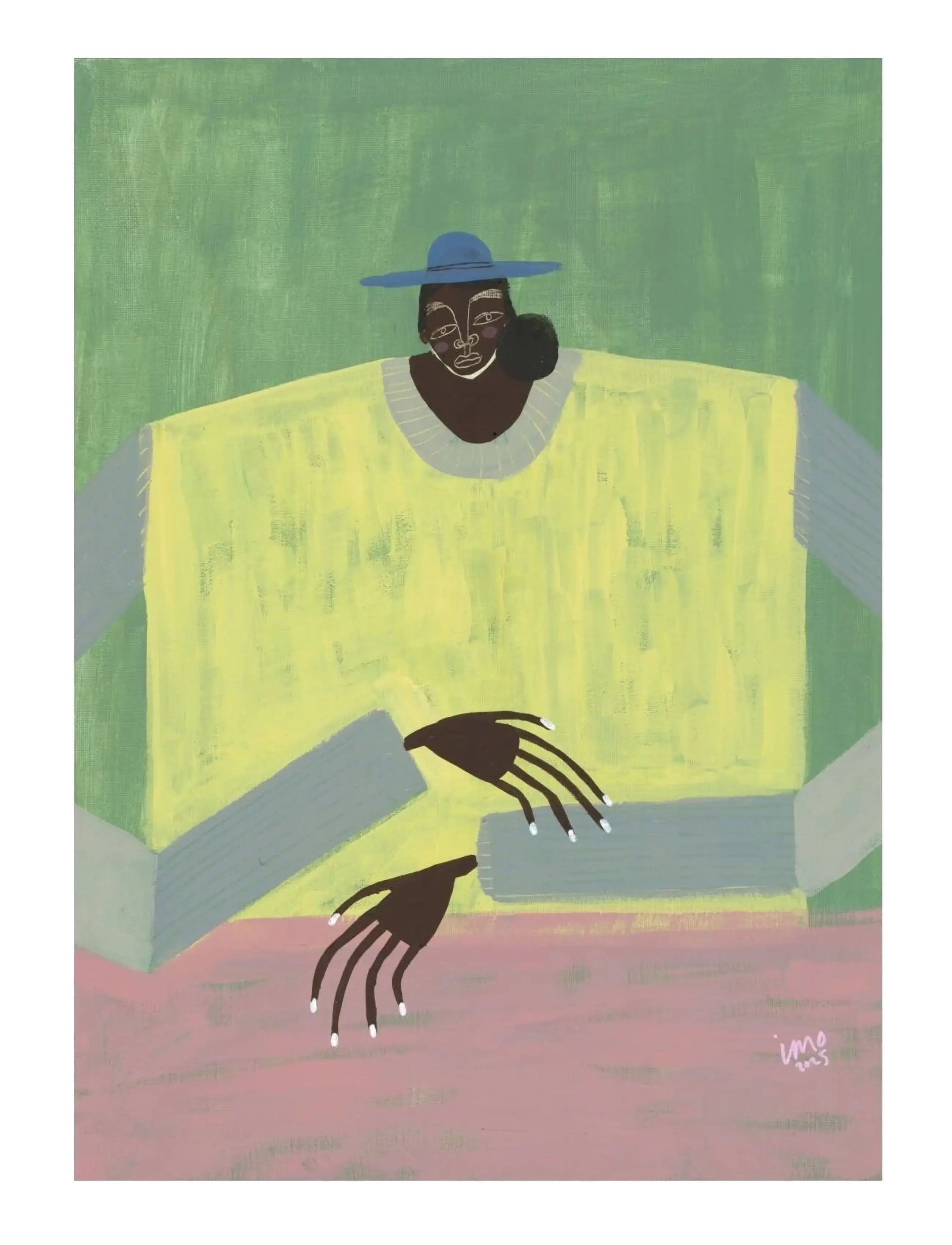 The Poster Club - Serene Daydream, Illustrations, Grøn, Str: 70X 100CM