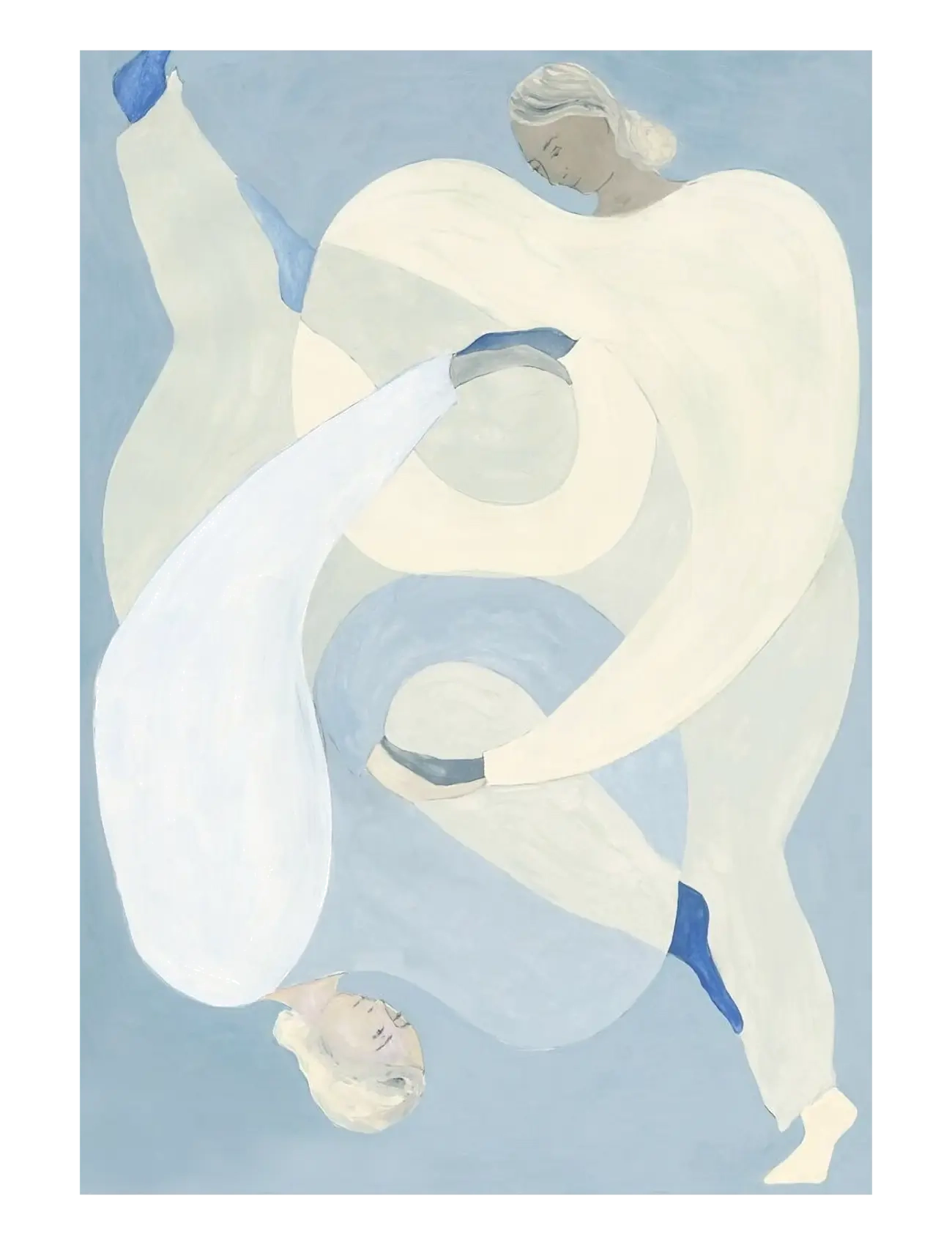 The Poster Club Hold You - Blue - Poster - MULTI-COLOURED / blue