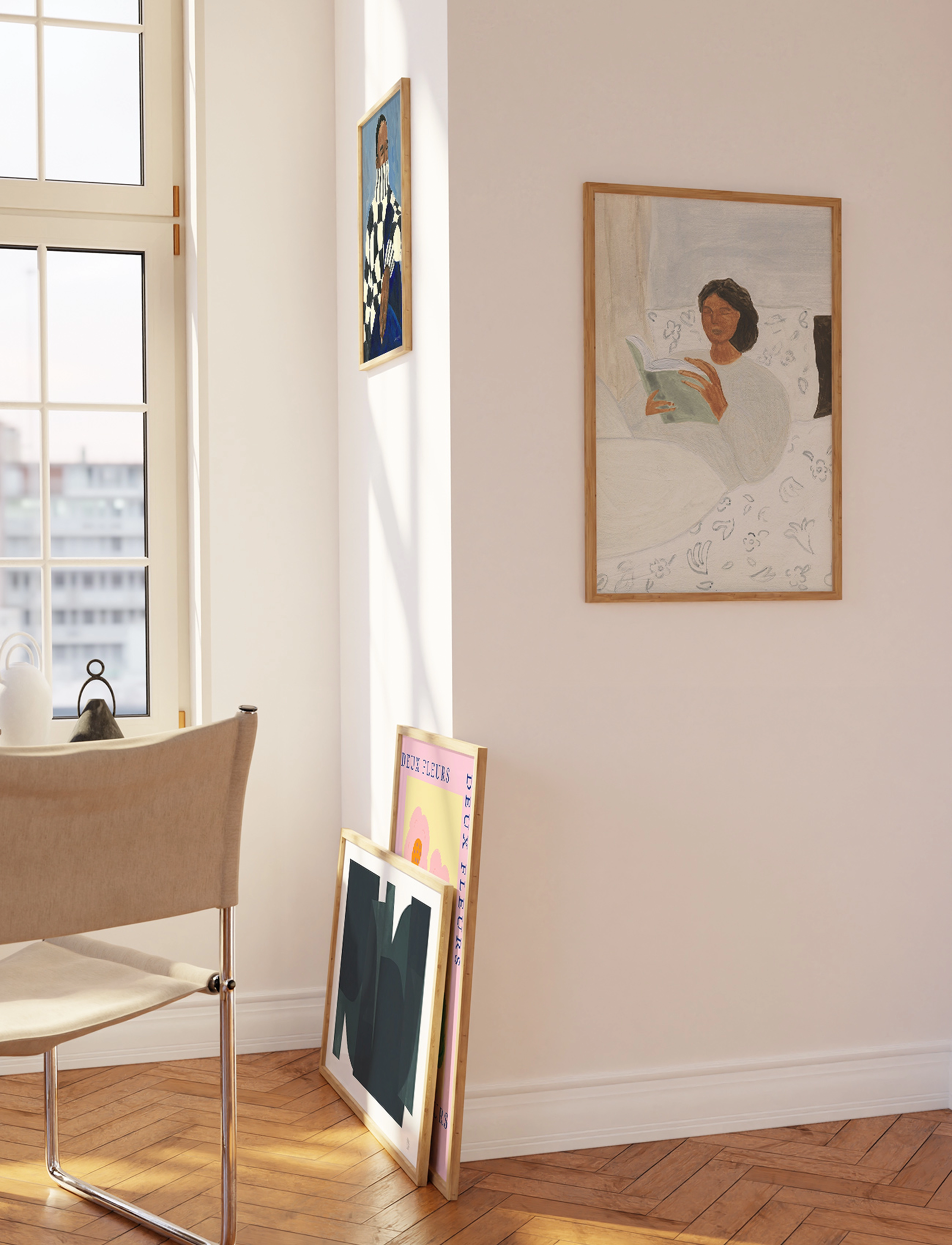 The Poster Club - TPC x Isabelle Vandeplassche - Morning Read - illustrations - multi - 2