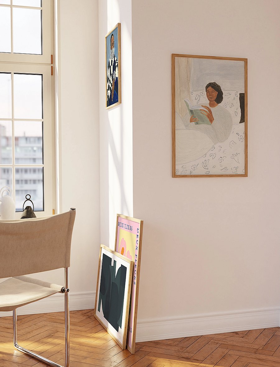 The Poster Club - TPC x Isabelle Vandeplassche - Morning Read - illustratsioonid - multi - 2
