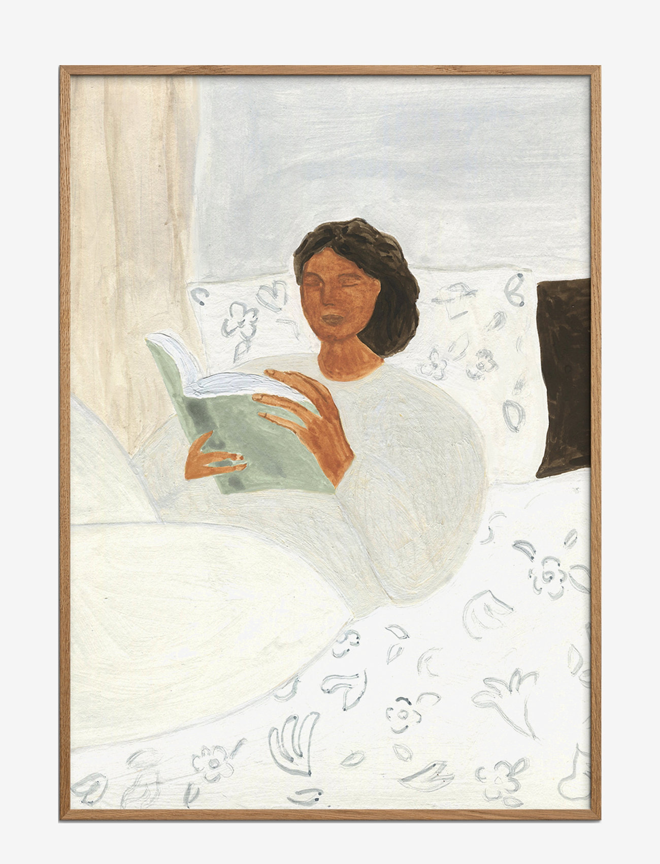 The Poster Club - TPC x Isabelle Vandeplassche - Morning Read - illustrationer - multi - 0